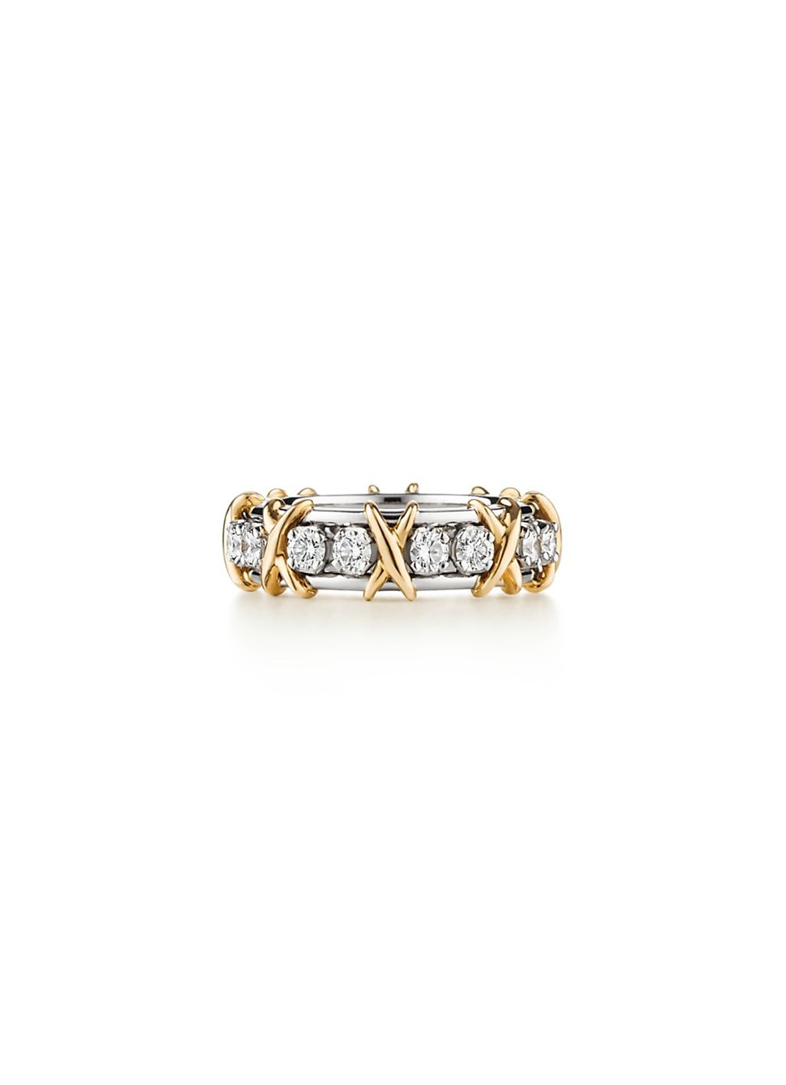 Tiffany & Co. 16 Stone ring van 18 karaat geelgoud met diamant 22011 - detail 2 undefined