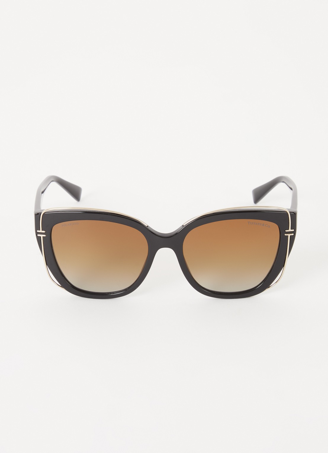 Tiffany & Co. Butterfly zonnebril gepolariseerd TF4148  - voorkant 2 zwart