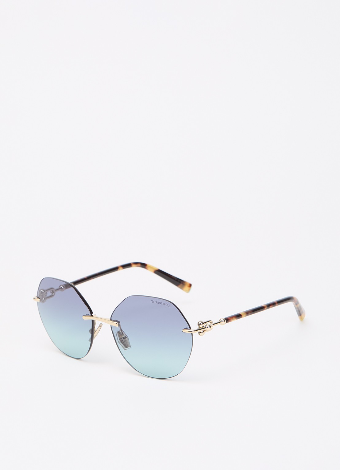 Tiffany & Co. Butterfly zonnebril TF3123 - voorkant goud