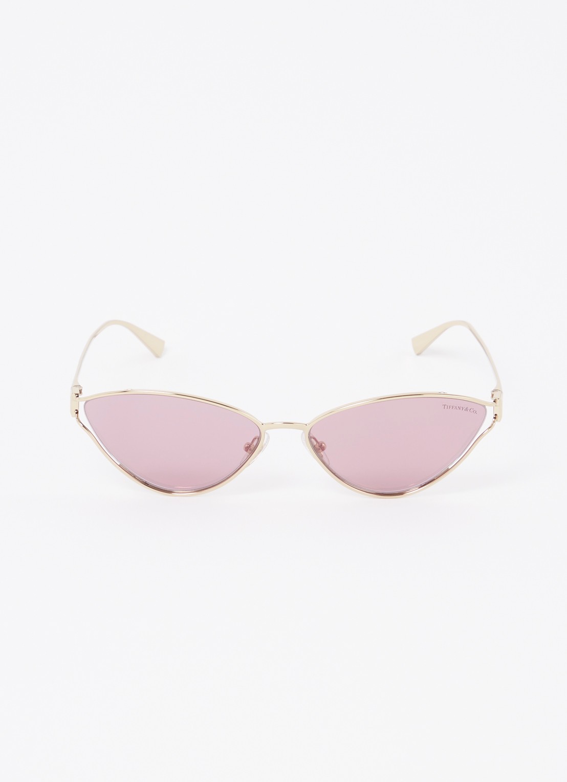 Tiffany & Co. Cat Eye zonnebril TF3095   - detail goud