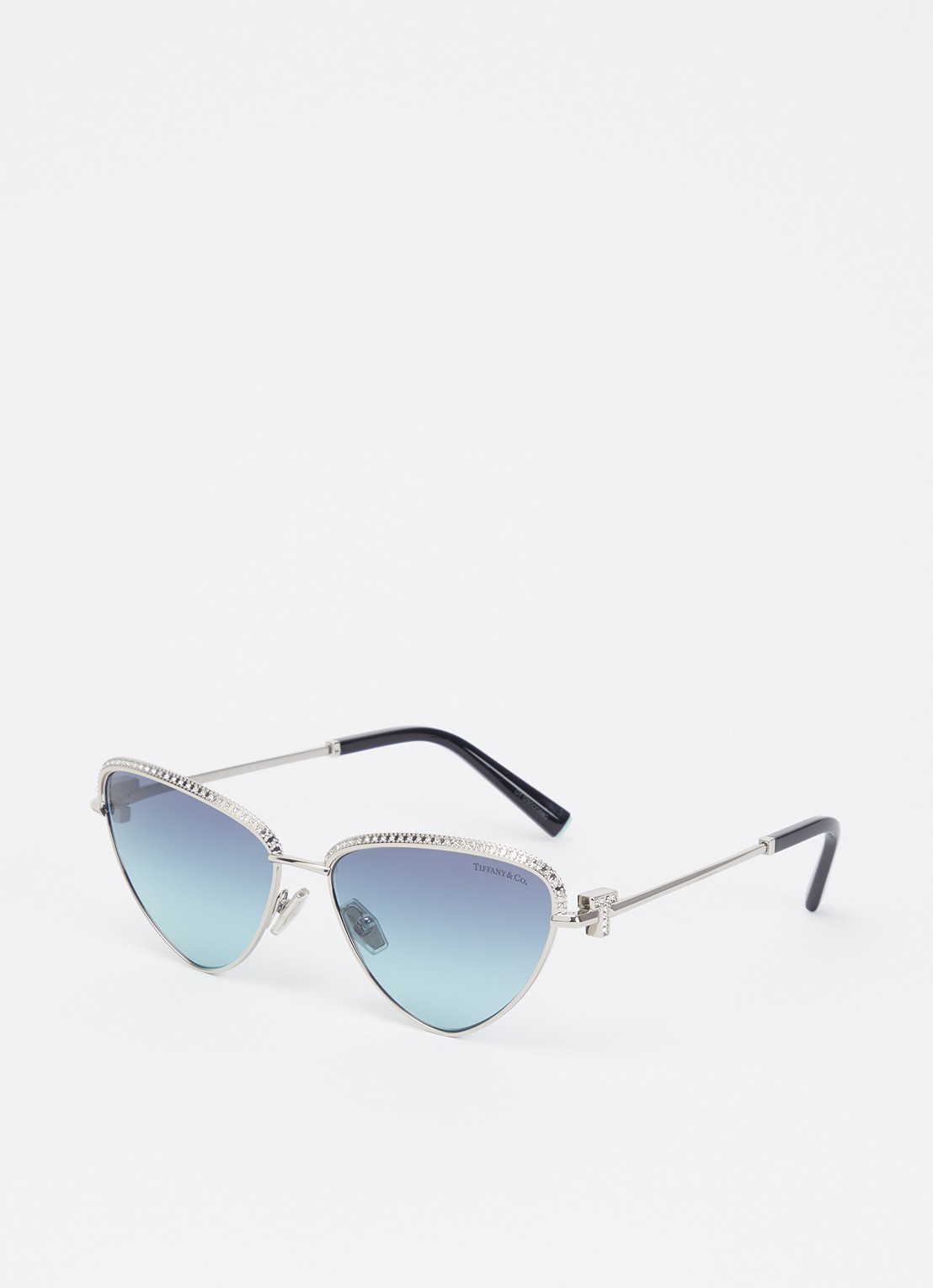Tiffany & Co. Cat Eye zonnebril TF3107KB - voorkant 4 zilver