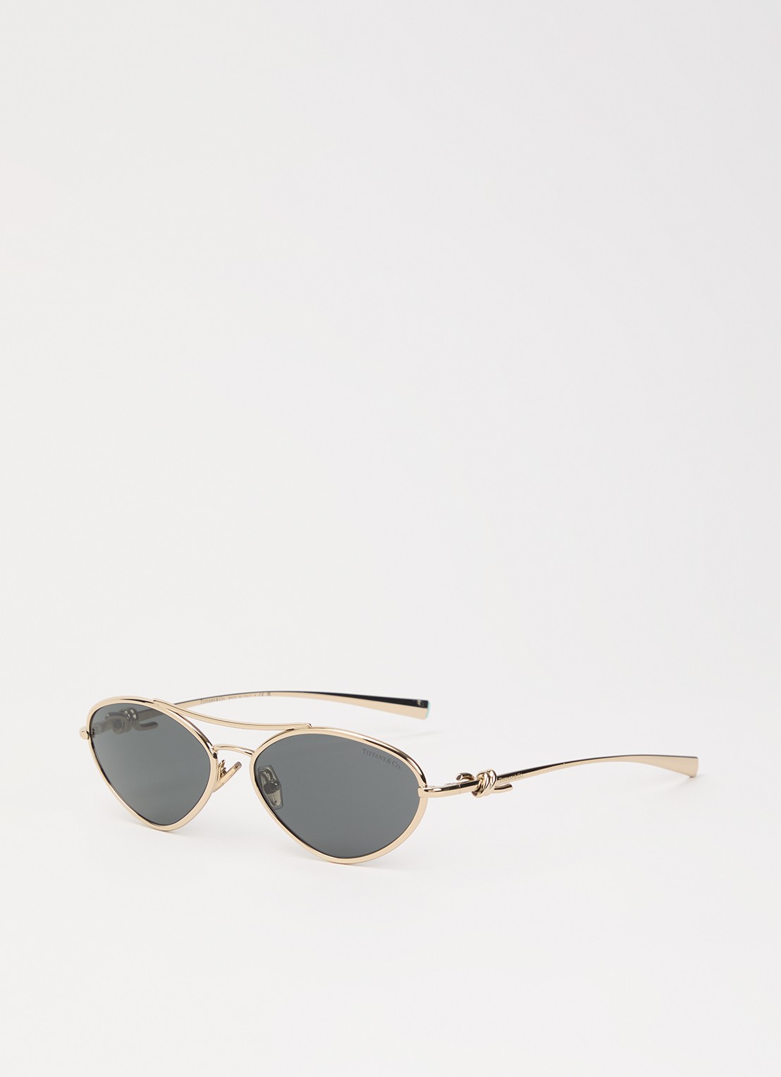 Tiffany & Co. Cat Eye zonnebril TF3117 - voorkant 4 goud