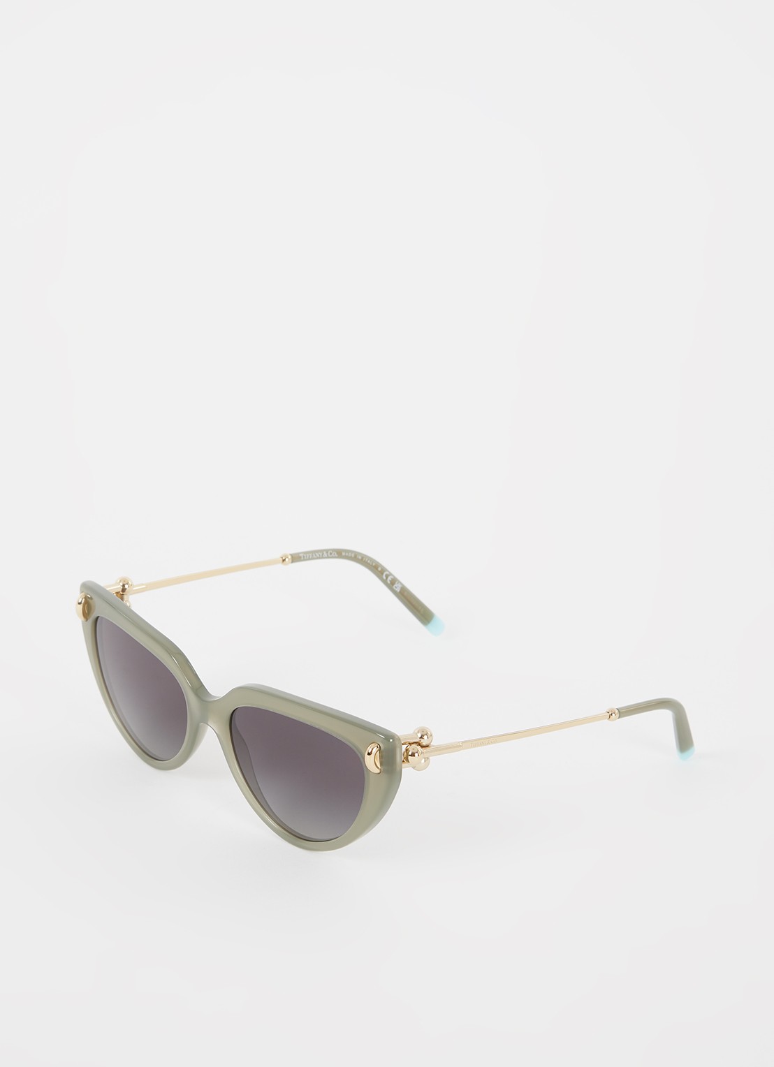 Tiffany & Co. Cat eye zonnebril TF4195  - voorkant bronsgroen