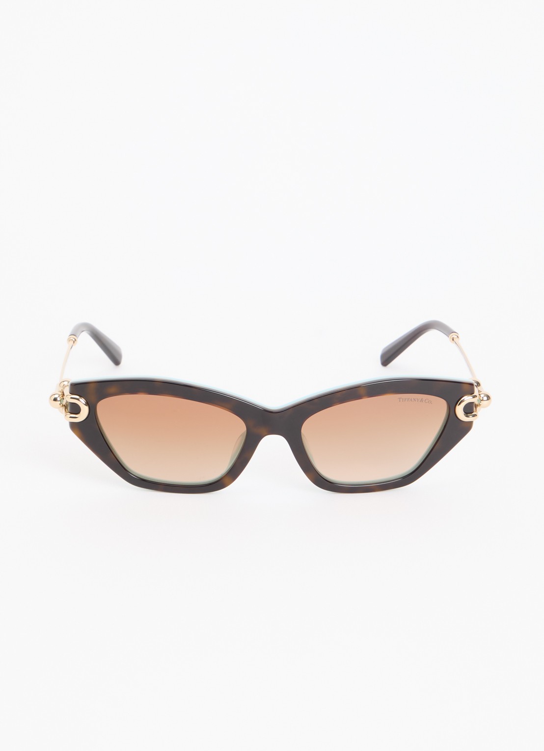 Tiffany & Co. Cat Eye zonnebril TF4231U - detail donkerbruin
