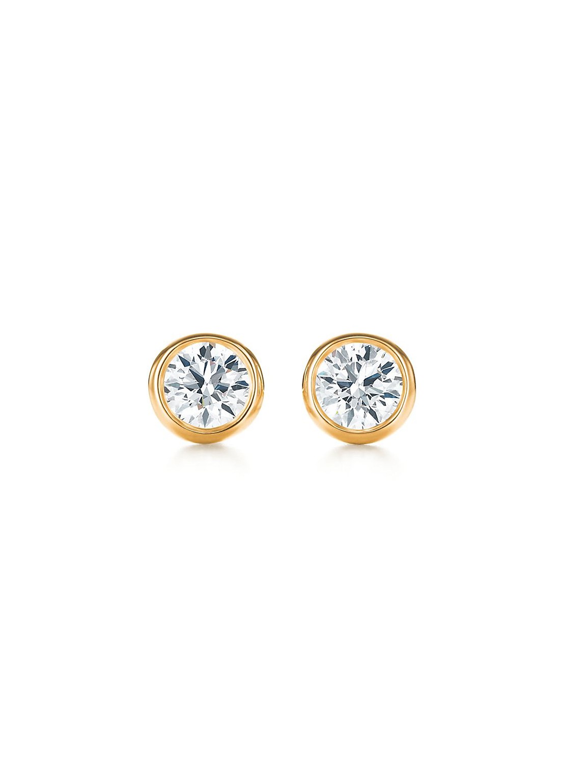 Tiffany & Co. Diamonds by the Yard oorknopjes van 18 karaat geelgoud met diamant 17730 - voorkant 3 undefined