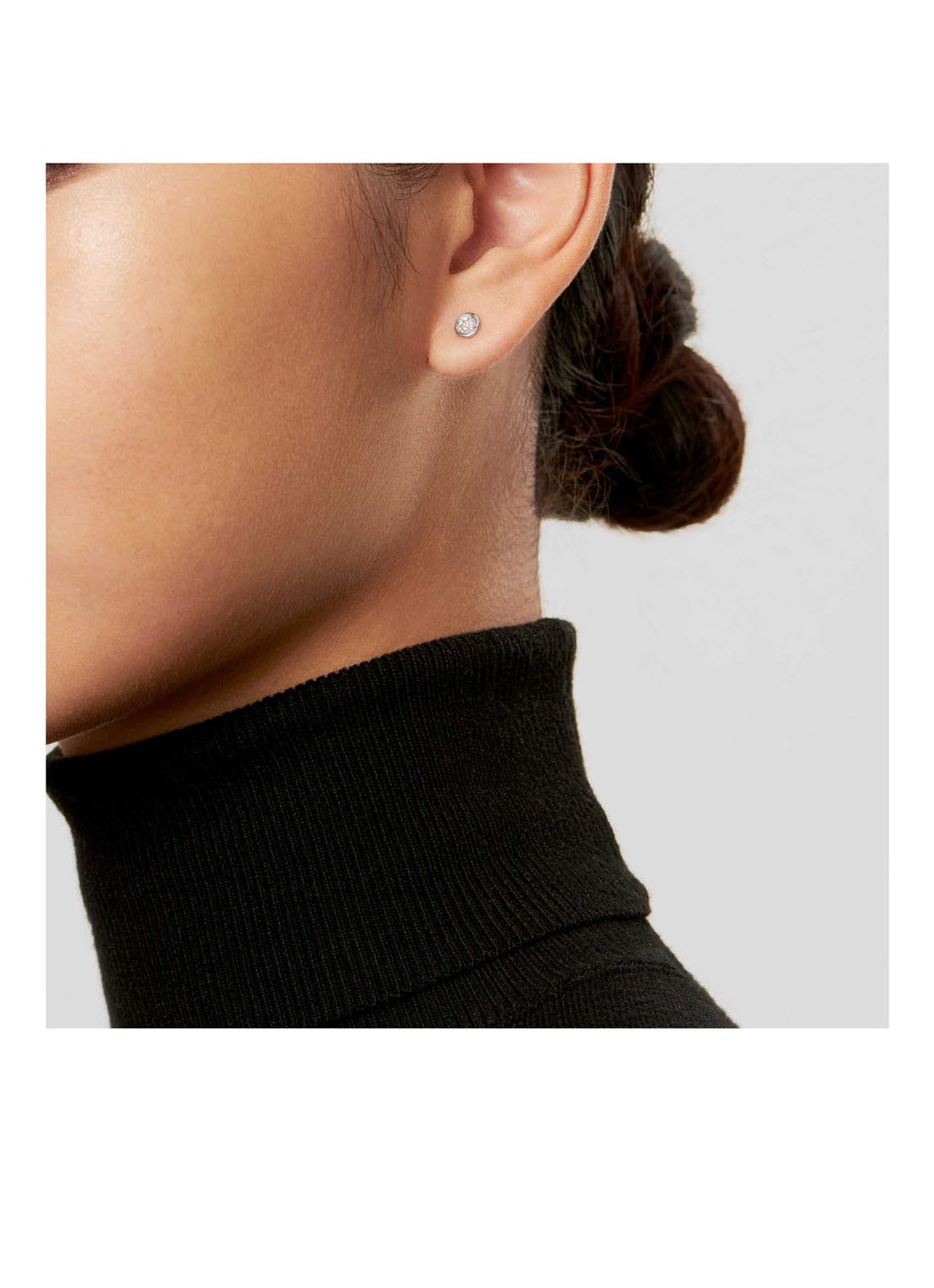 Tiffany & Co. Diamonds by the Yard oorknopjes van platina met diamant 27731 - detail undefined