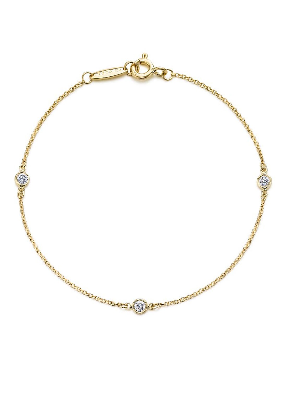 Tiffany & Co. Diamonds by the Yard schakelarmband van 18 karaat geelgoud met diamant 12001 - voorkant undefined