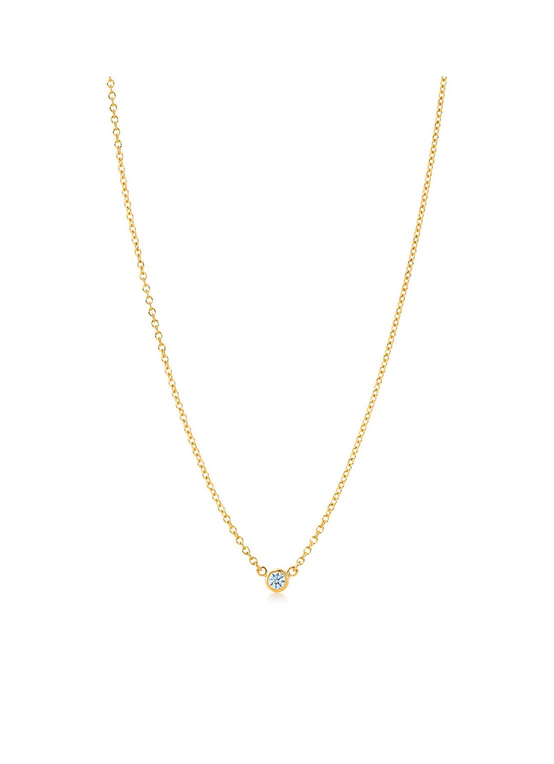 Tiffany & Co. Diamonds by the Yard Single ketting van 18 karaat geelgoud met diamant 18853 - voorkant 2 undefined