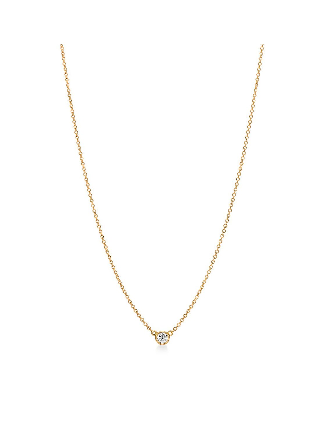 Tiffany & Co. Diamonds by the Yard Single ketting van 18 karaat geelgoud met diamant 50743 - voorkant 3 undefined
