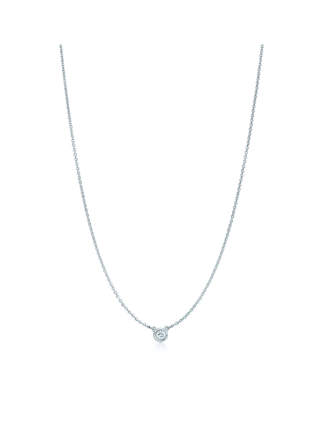 Tiffany & Co. Diamonds by the Yard Single ketting van sterling zilver met diamant 59714 - voorkant undefined