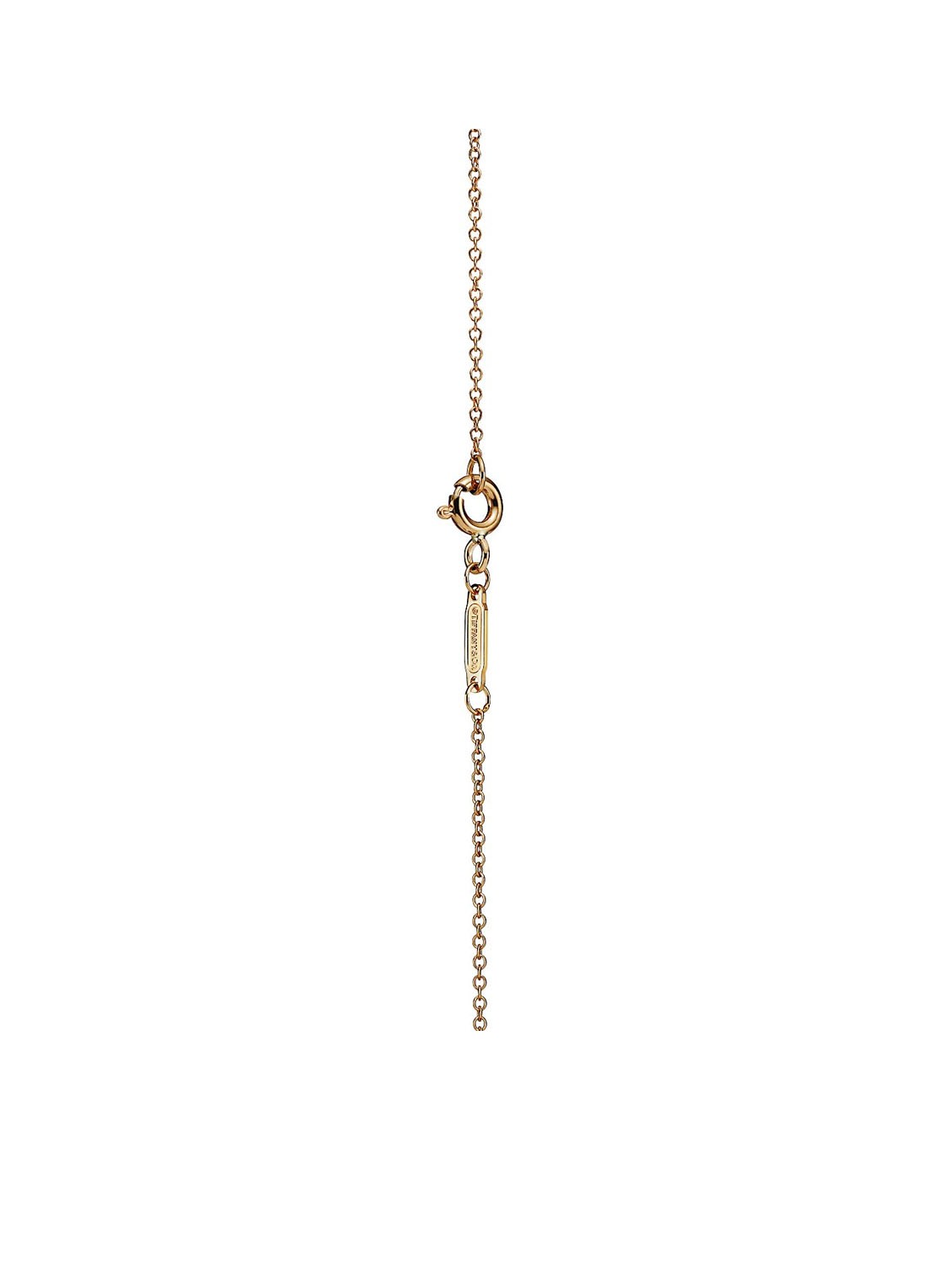Tiffany & Co. Double Heart Tag Mini ketting van 18 karaat geelgoud 41418 - detail 2 undefined