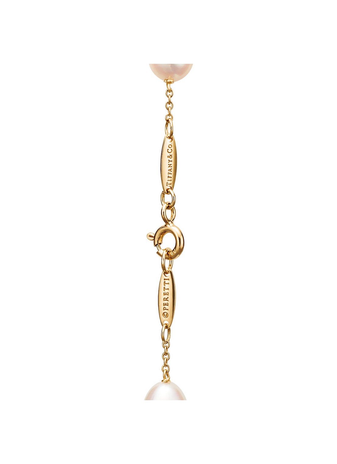 Tiffany & Co. Elsa Peretti® Pearls by the Yard™ armband van 18 karaat geelgoud met parel 42813 - detail 2 undefined