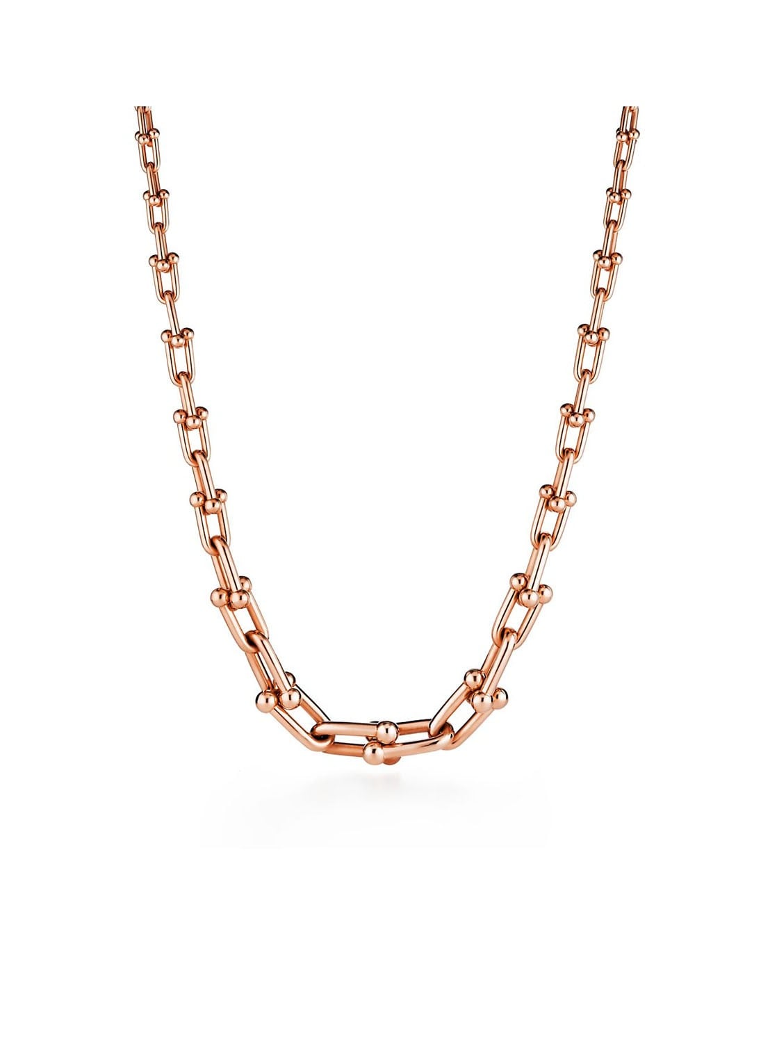 Tiffany & Co. Graduated Link schakelketting van 18 karaat roségoud 45267 - voorkant 4 undefined