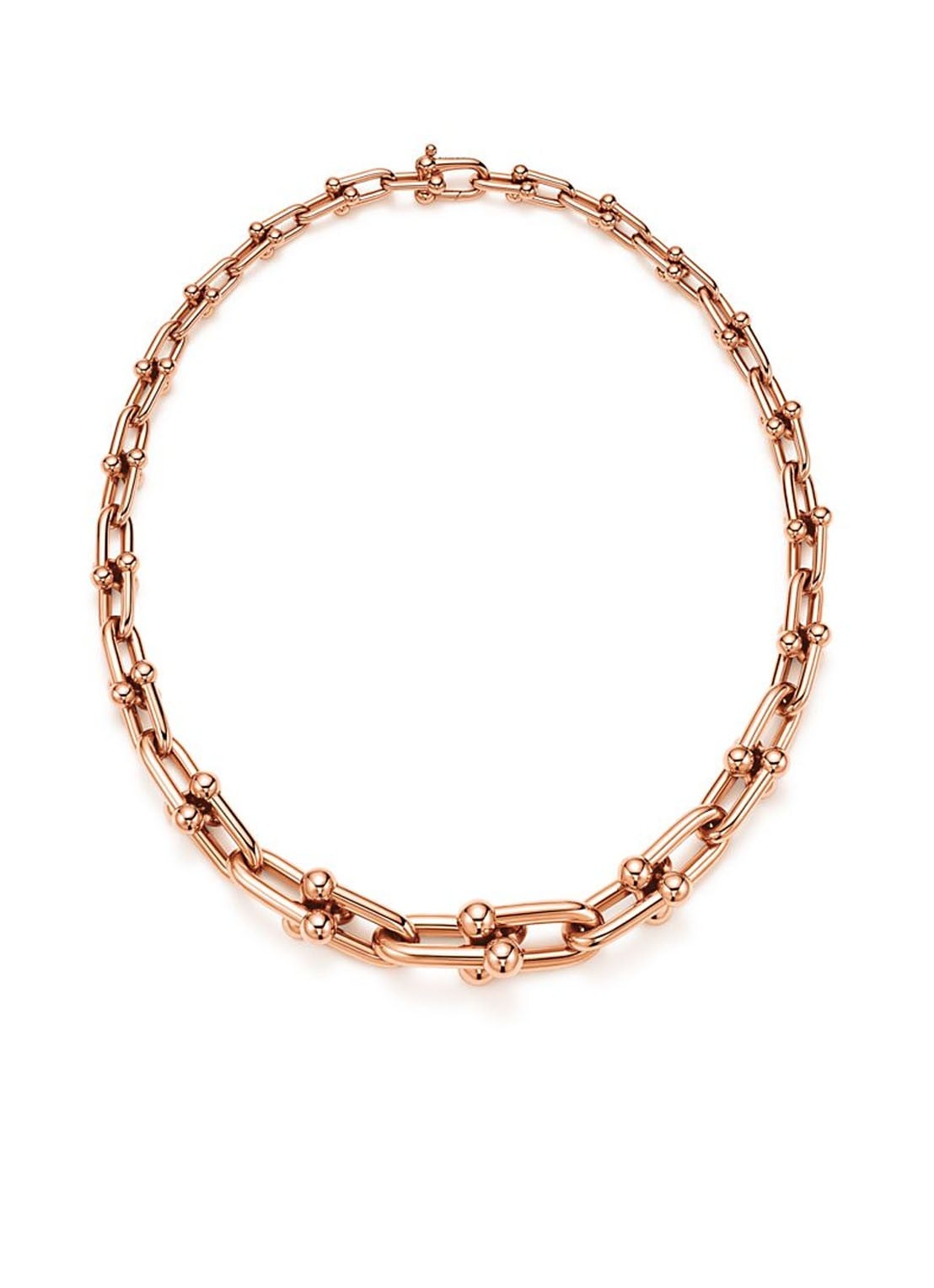 Tiffany & Co. Graduated Link schakelketting van 18 karaat roségoud 45267 - voorkant 5 undefined