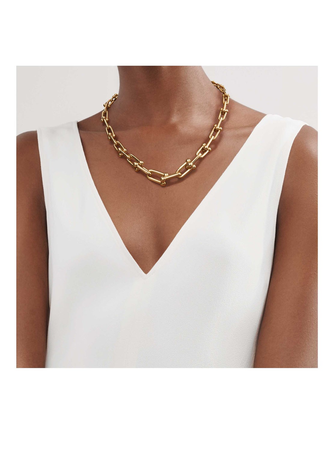 Tiffany & Co. Graduated Link schakelkettingvan 18 karaat geelgoud 75981 - detail undefined