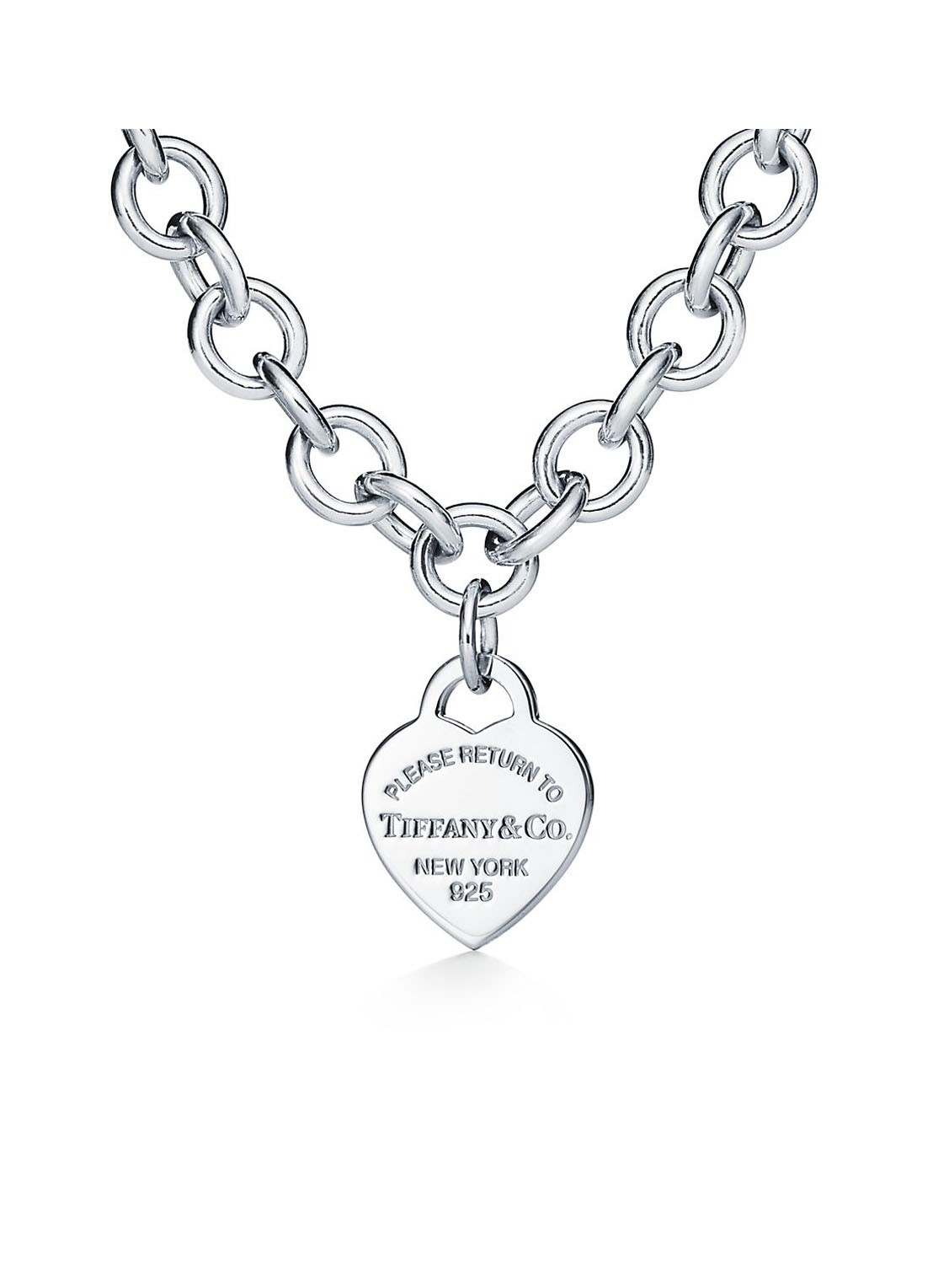 Tiffany & Co. Heart Tag Link schakelketting van sterling zilver 40989 - voorkant 3 undefined