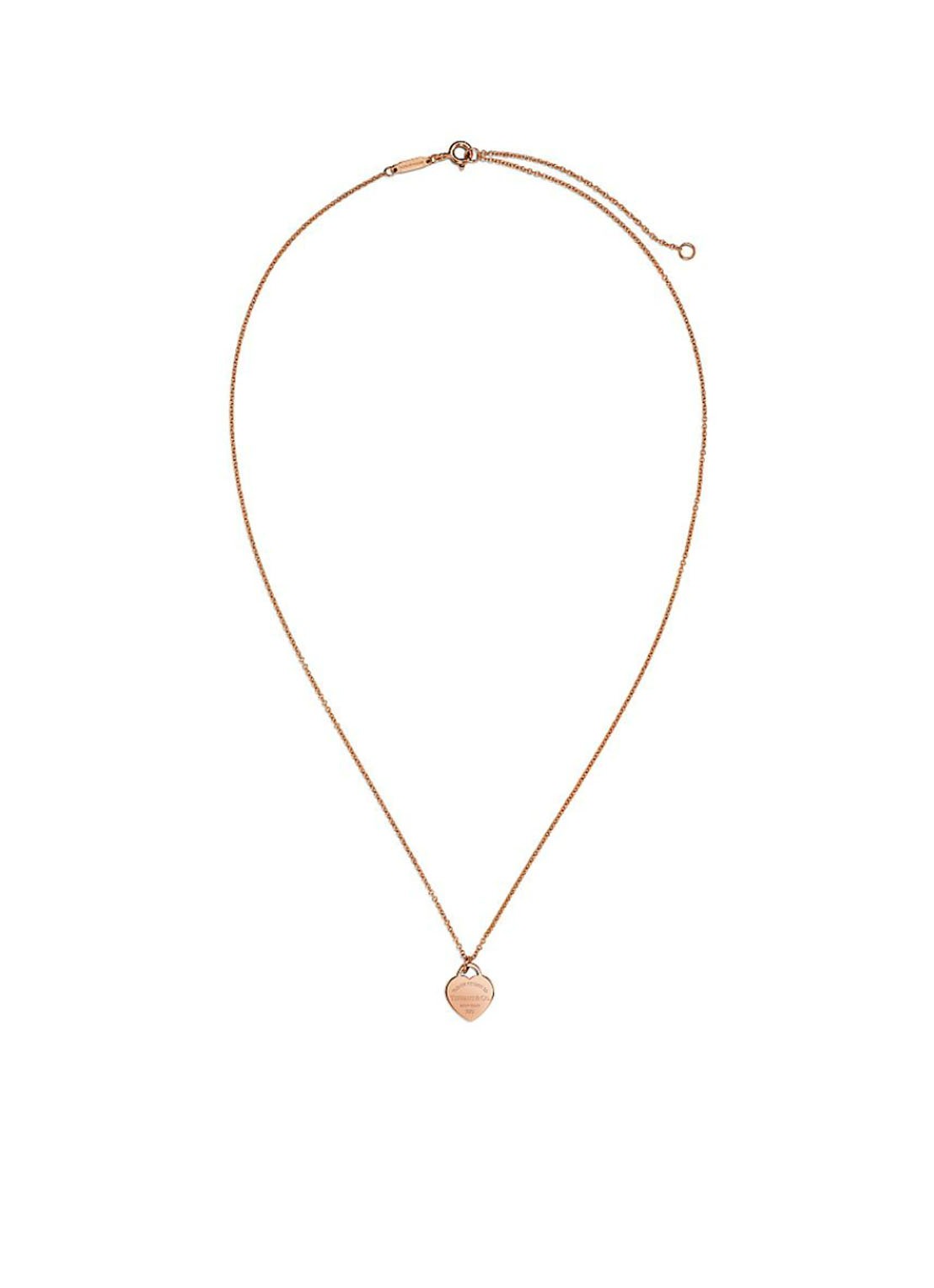 Tiffany & Co. Heart Tag Mini ketting van 18 karaat roségoud 77759 - voorkant 5 undefined