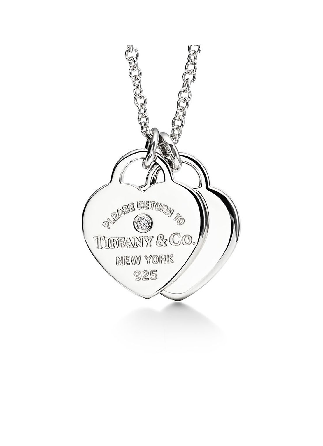 Tiffany & Co. Heart Tag Mini ketting van sterling zilver met diamant 52675 - detail 2 undefined