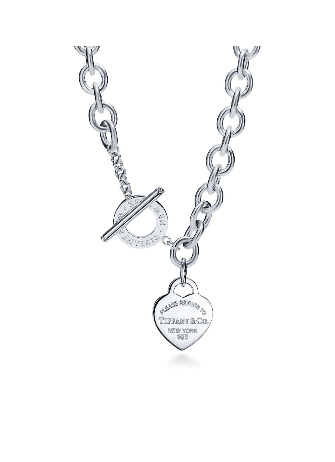 Tiffany & Co. Heart Tag Toggle schakelketting van sterling zilver 47822 - voorkant 3 undefined