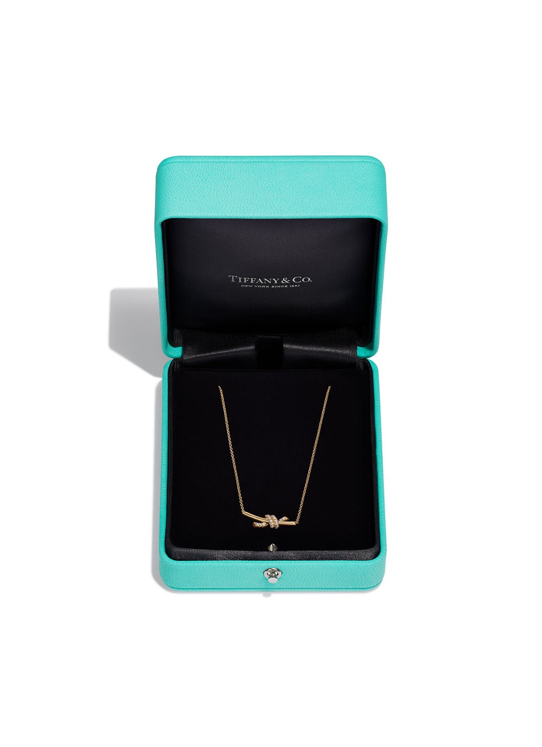 Tiffany & Co. Knot Small ketting van 18 karaat geelgoud met diamant 84882 - detail 8 undefined