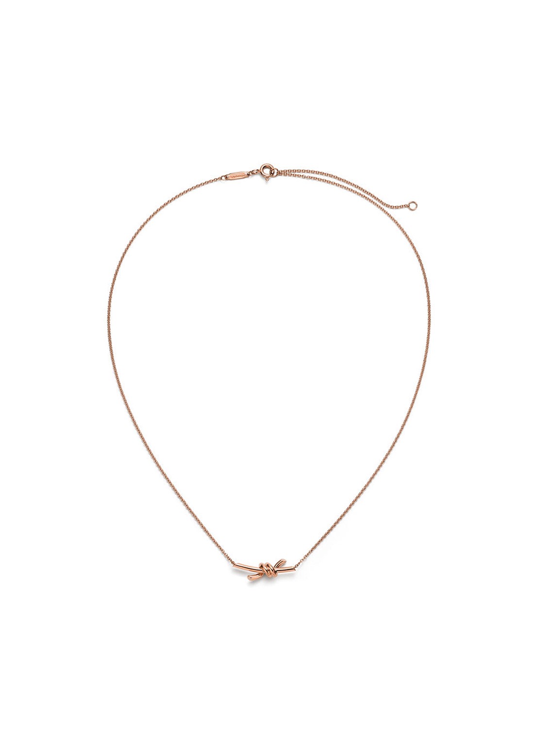 Tiffany & Co. Knot Small ketting van 18 karaat roségoud 84885 - detail 2 undefined