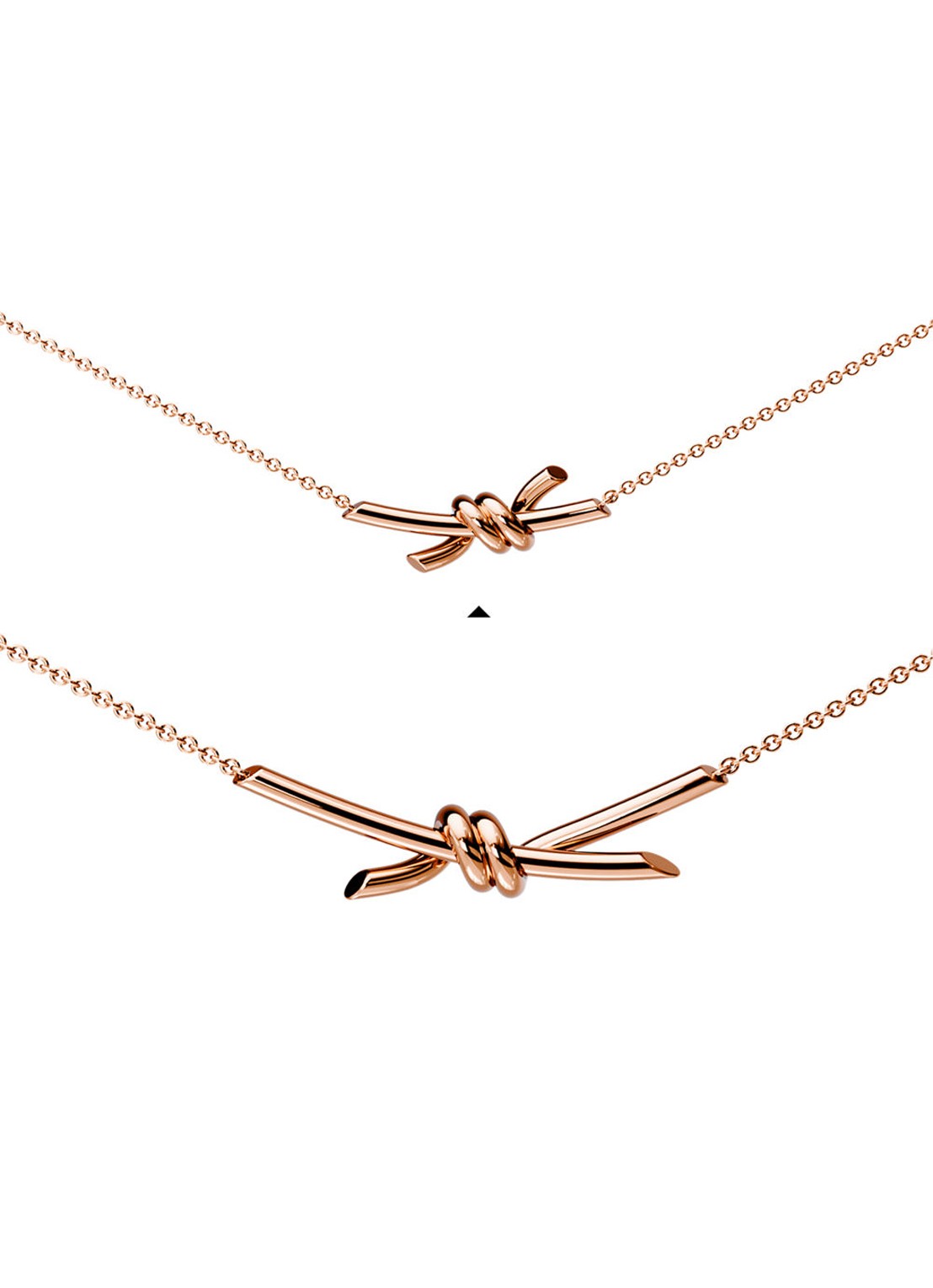 Tiffany & Co. Knot Small ketting van 18 karaat roségoud 84885 - detail 3 undefined