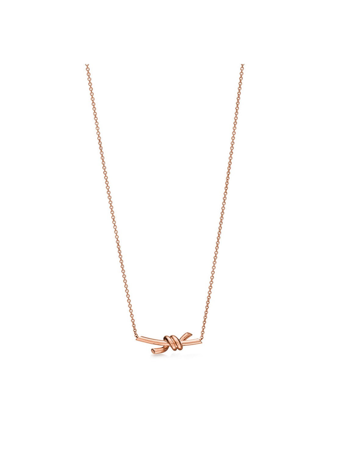 Tiffany & Co. Knot Small ketting van 18 karaat roségoud 84885 - voorkant 6 undefined