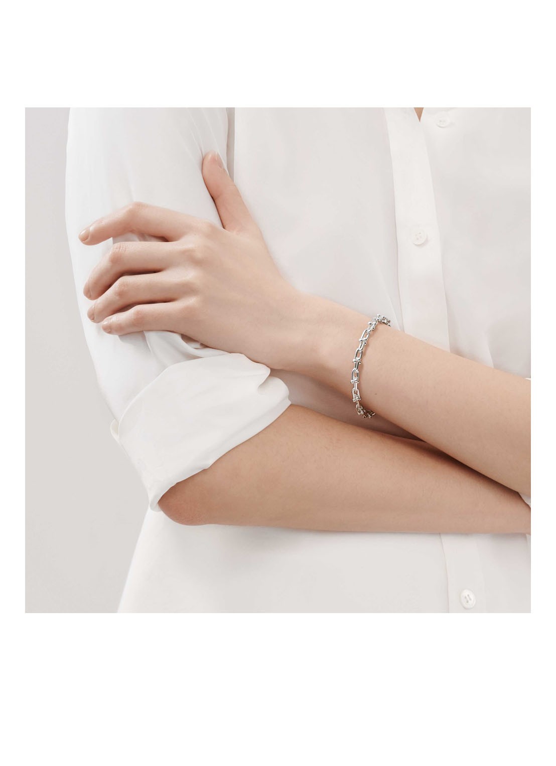 Tiffany & Co. Link Medium schakelarmband van sterling zilver 75989 - detail undefined