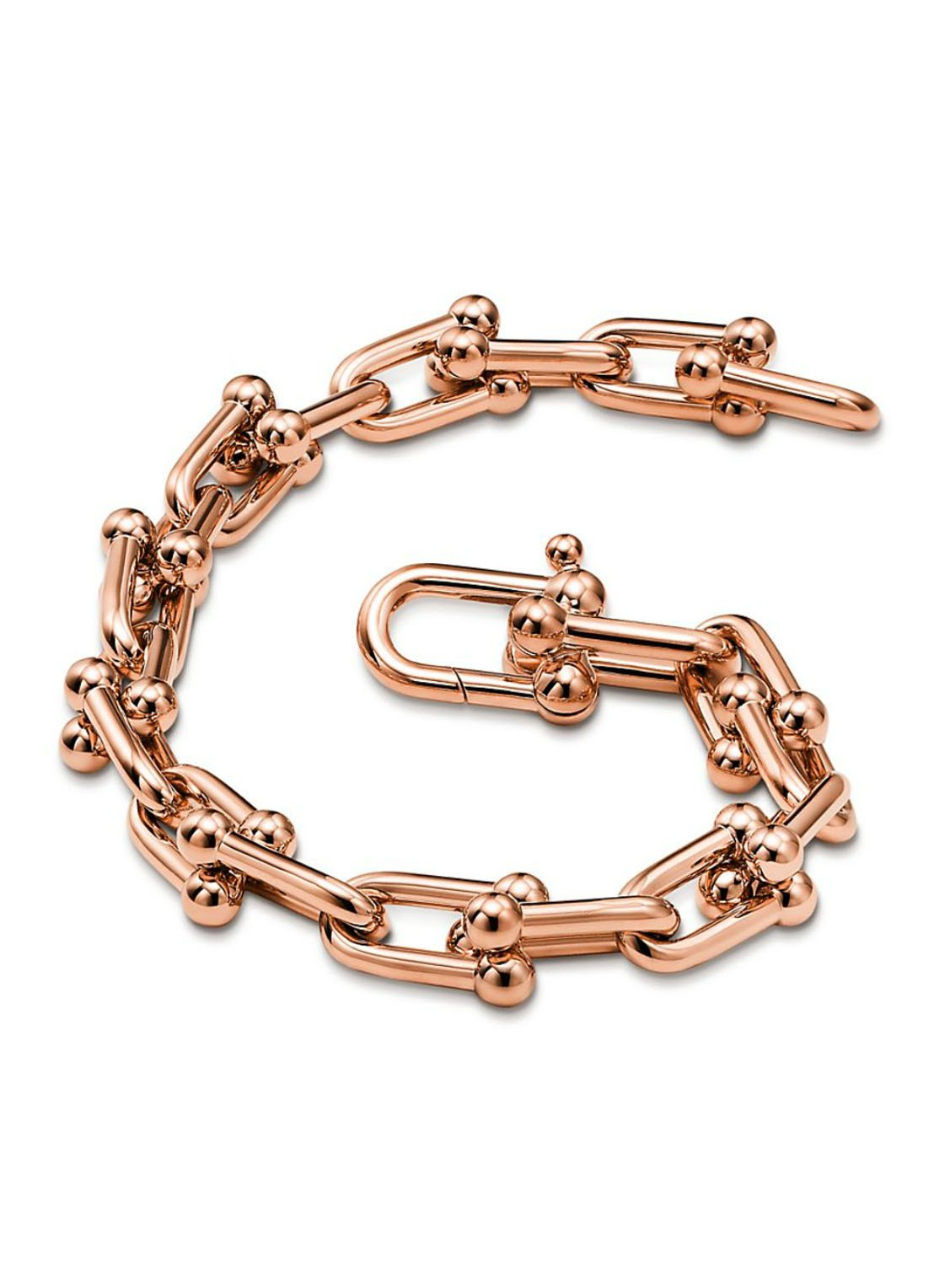 Tiffany & Co. Medium Link schakelarmband van 18 karaat roségoud 76342 - detail 4 undefined
