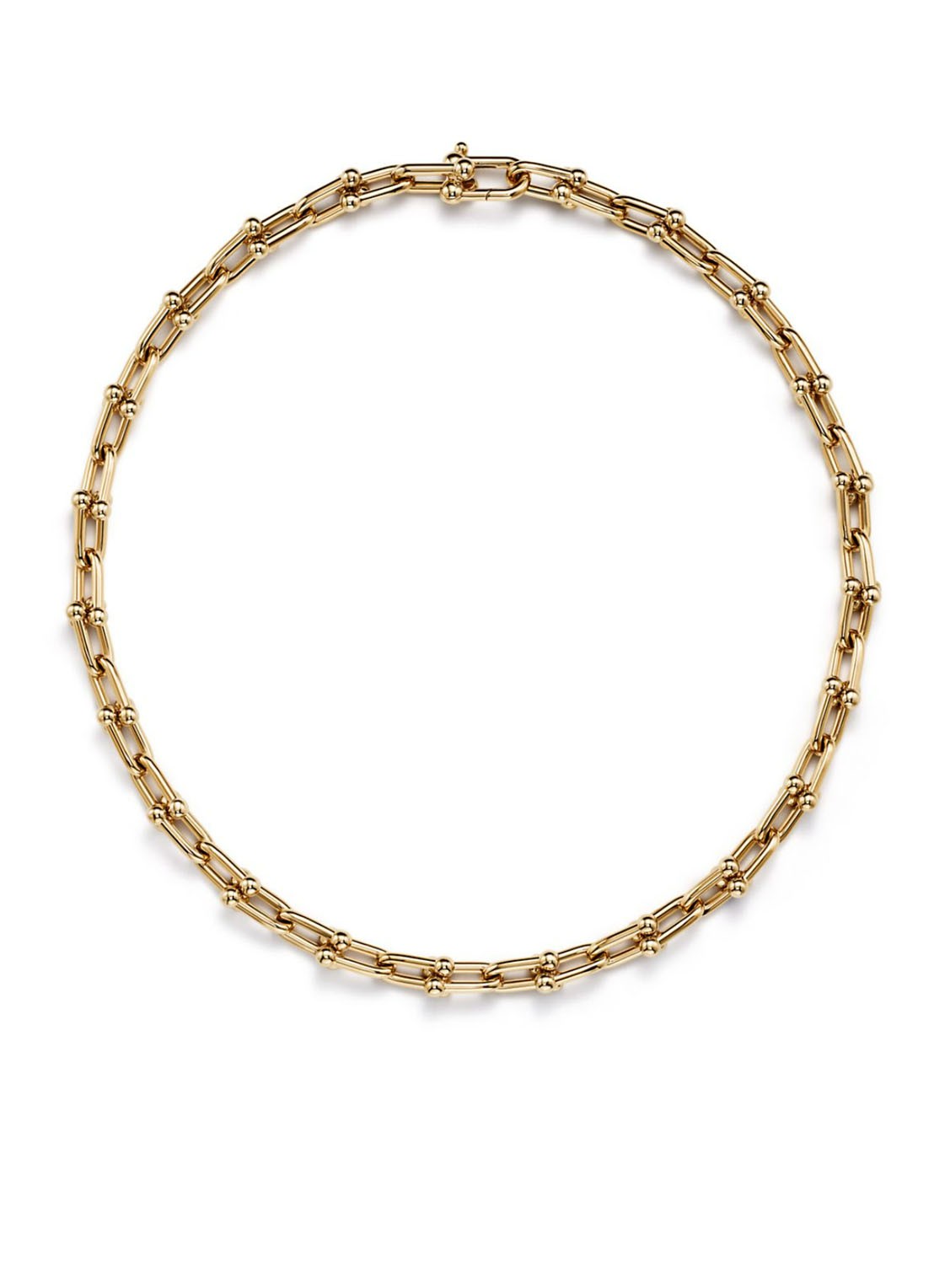 Tiffany & Co. Medium Link statementketting van 18 karaat geelgoud 74774 - voorkant 2 undefined