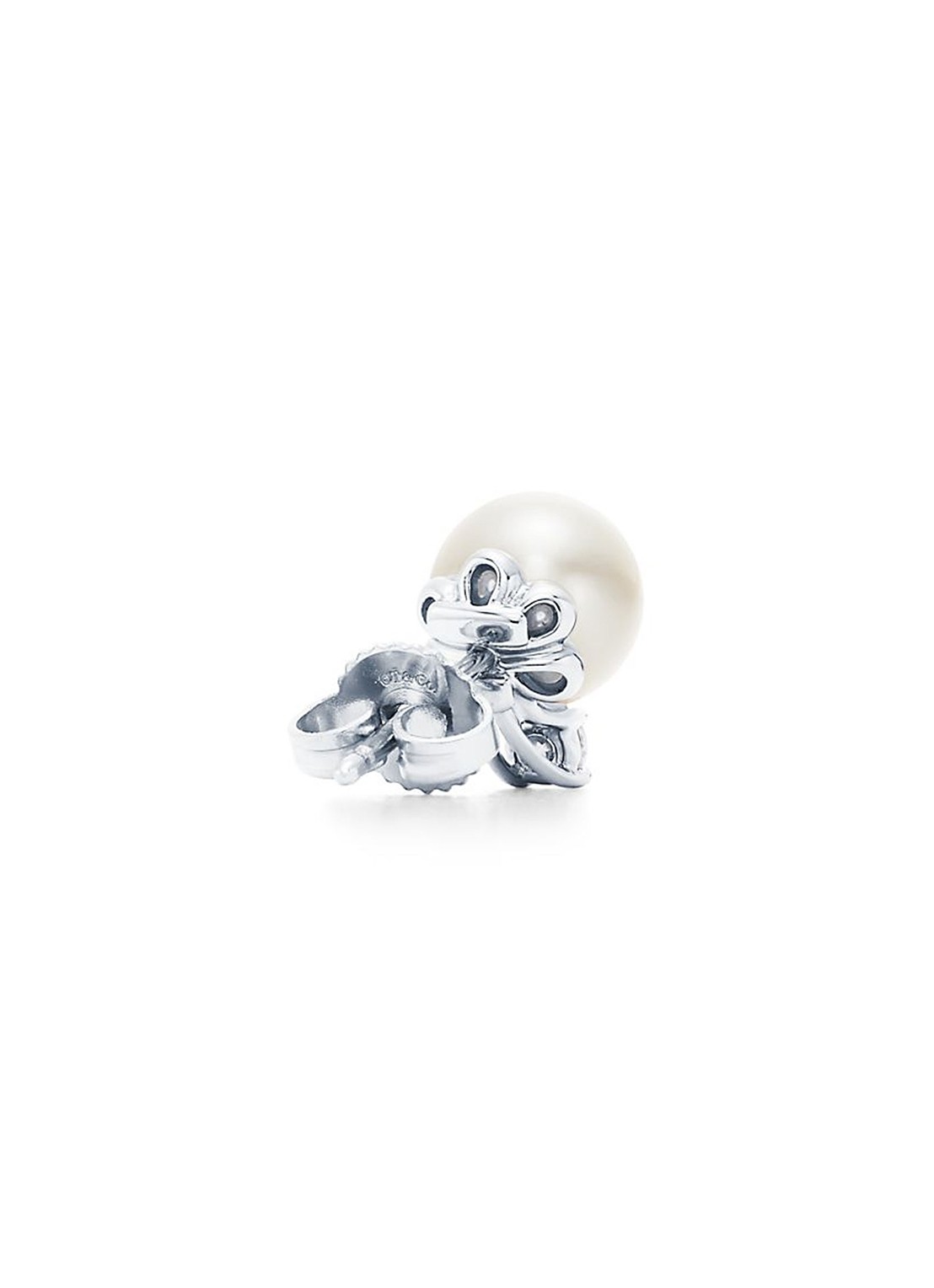 Tiffany & Co. Oorknopjes van witgoud met parel en diamant 44786 - detail 2 undefined