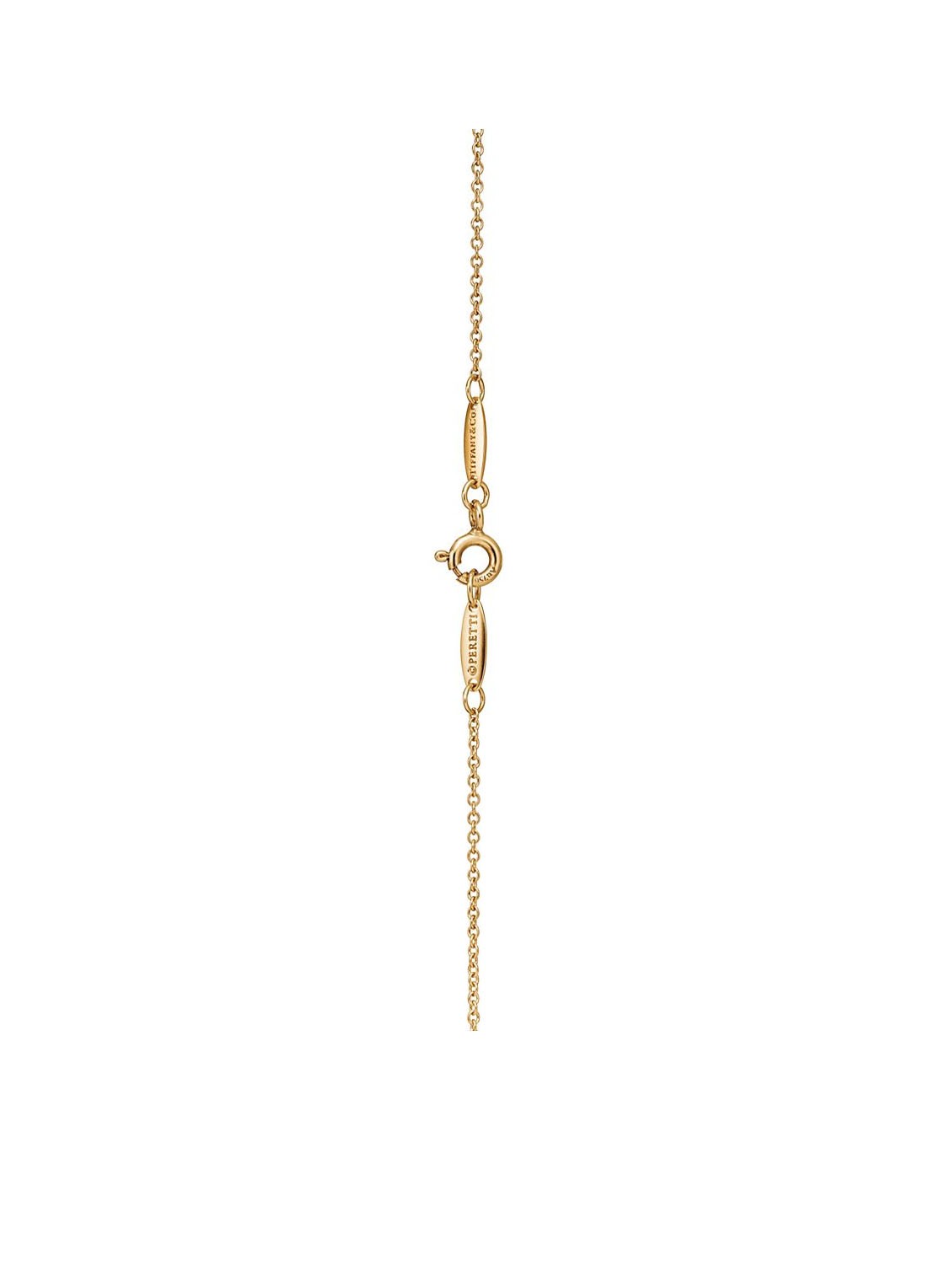 Tiffany & Co. Open Heart ketting van 18 karaat geelgoud met diamant, 11 mm 70625 - detail 2 undefined