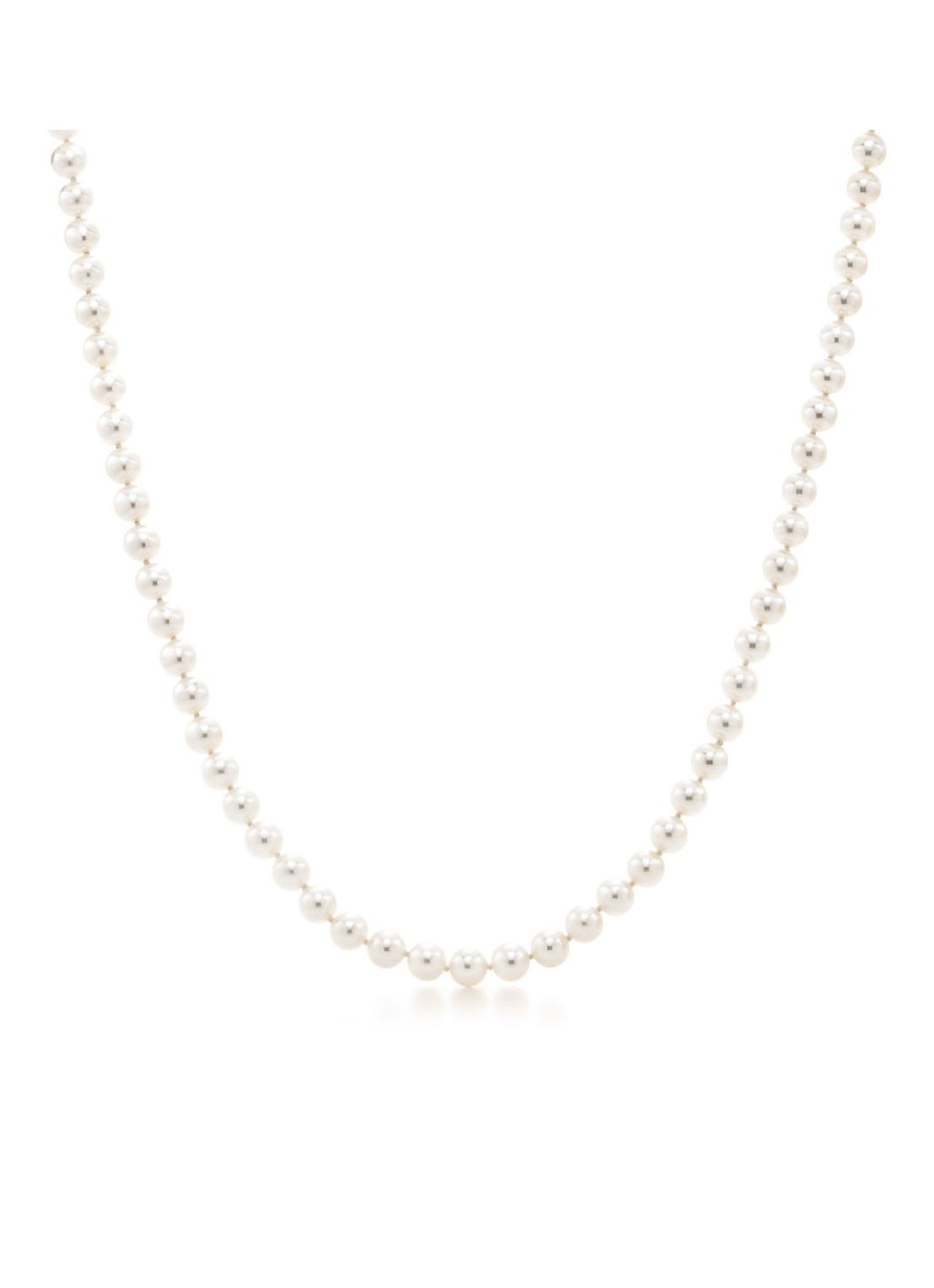 Tiffany & Co. Parelketting van 18 karaat witgoud met  Akoya parel 63977 - voorkant 2 undefined