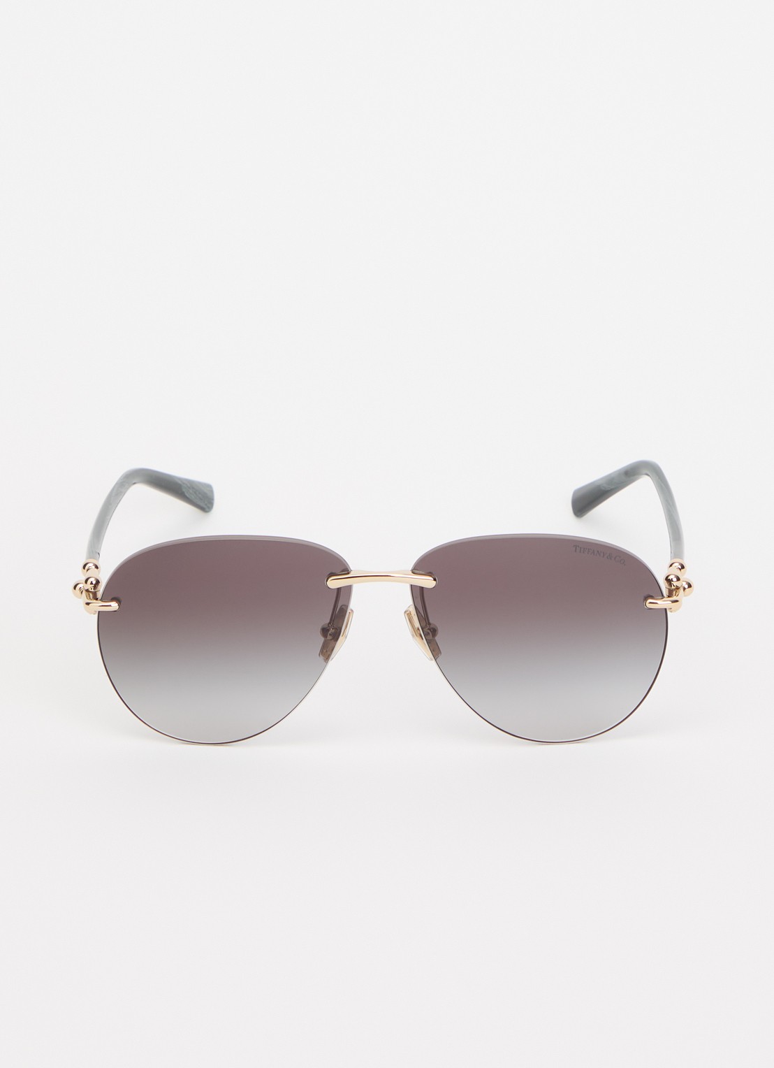 Tiffany & Co. Piloten zonnebril TF3124 - detail goud