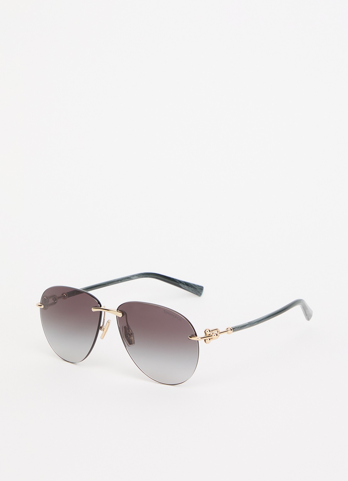 Tiffany & Co. Piloten zonnebril TF3124 - voorkant 4 goud