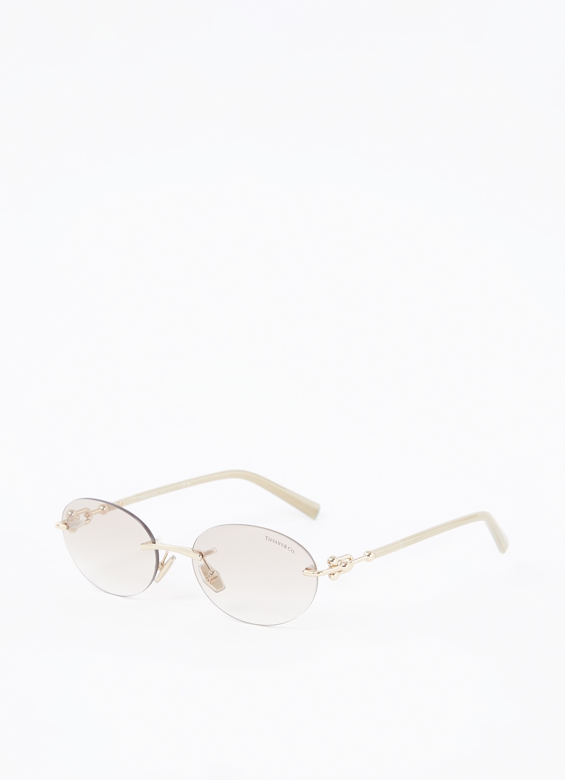 Tiffany & Co. Retro zonnebril TF3104D - voorkant 4 zand