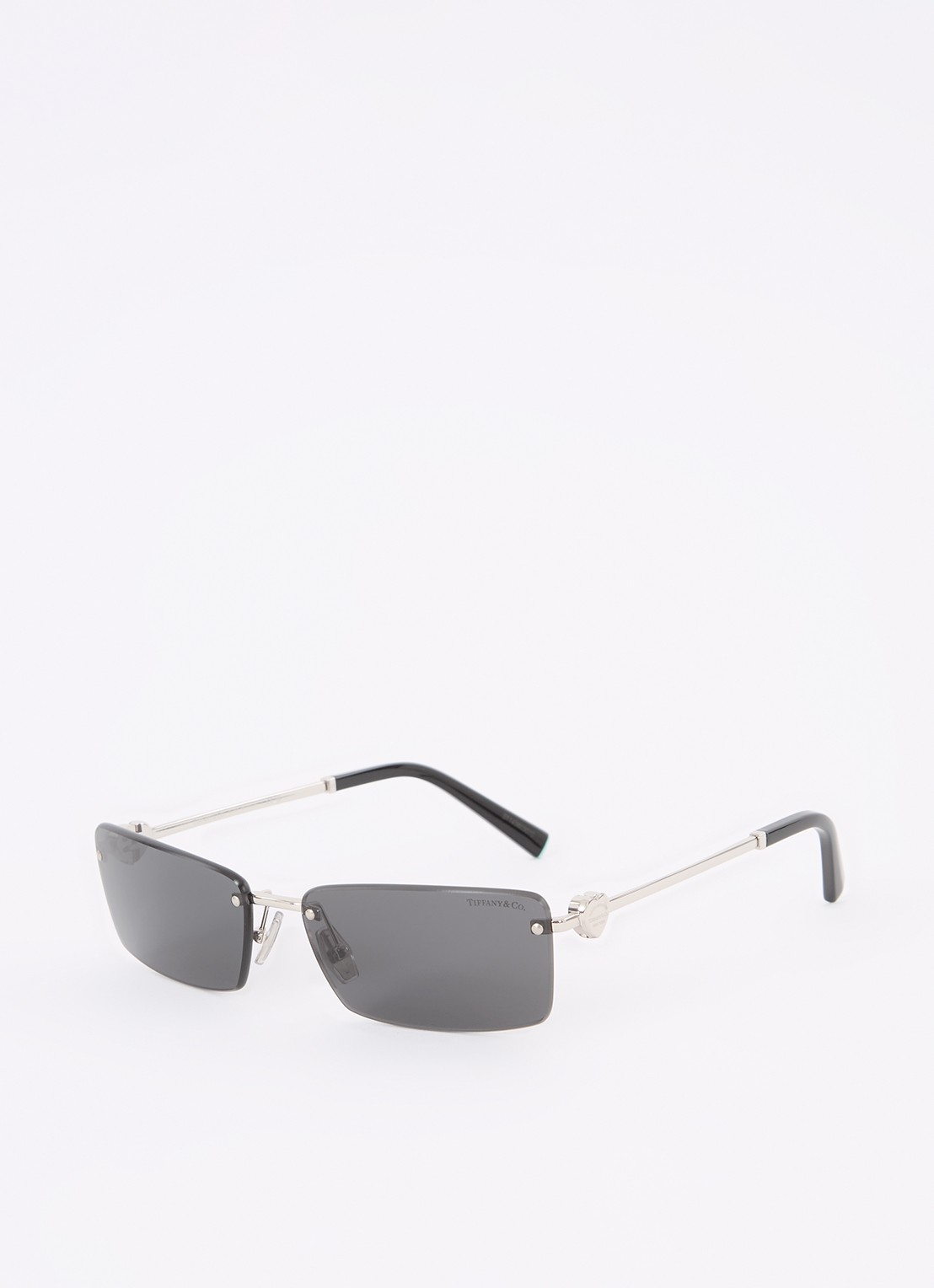 Tiffany & Co. Retro zonnebril TF3108B - voorkant 4 zilver