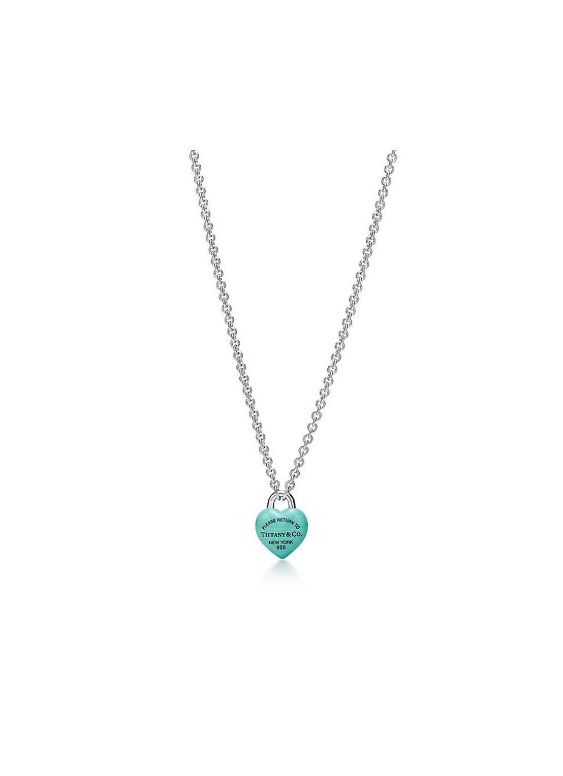 Tiffany & Co. Return to Tiffany® Full Heart ketting van sterling zilver met Tiffany Blue® 84605 - voorkant 4 undefined