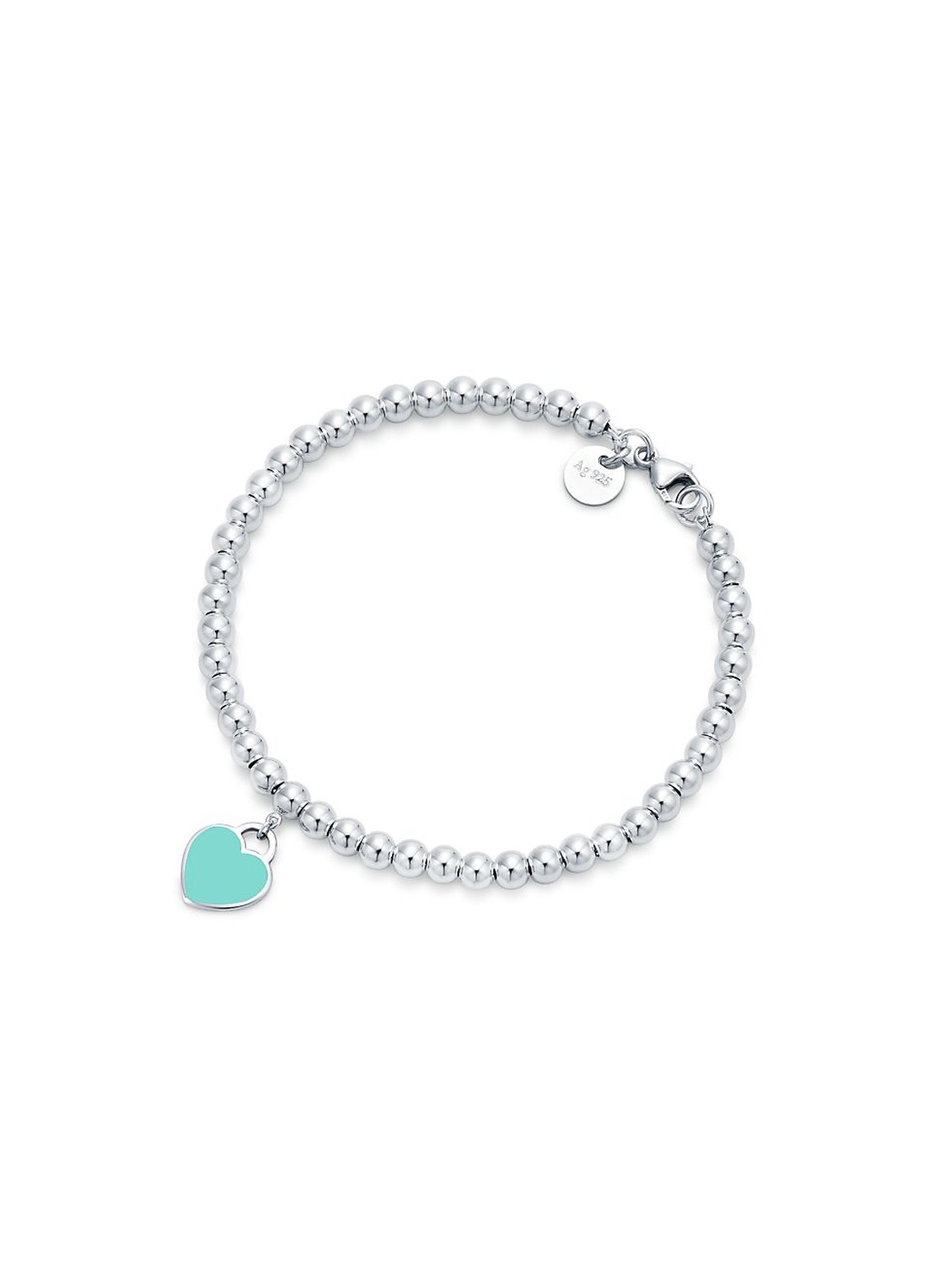 Tiffany & Co. Return to Tiffany® Tiffany Blue® Heart Tag armband van sterling zilver 57196 - voorkant 3 undefined