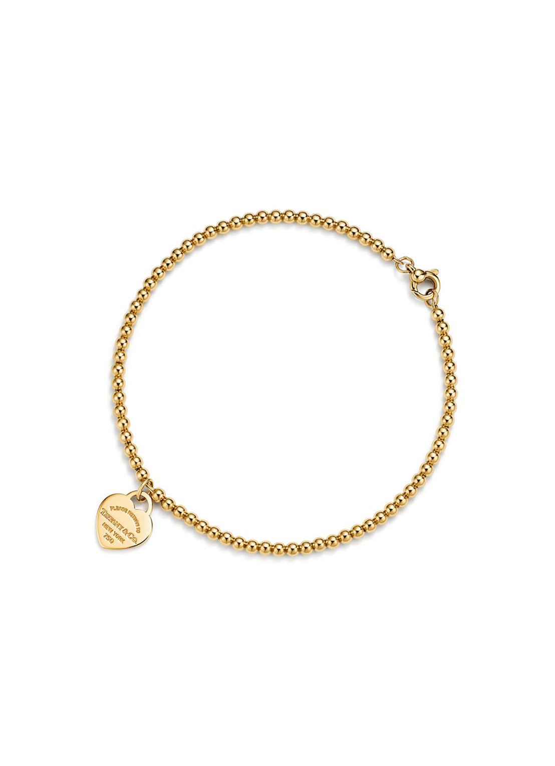 Tiffany & Co. Return to Tiffany™ Mini Heart Tag armband van 18 karaat geelgoud 84382 - voorkant 5 undefined