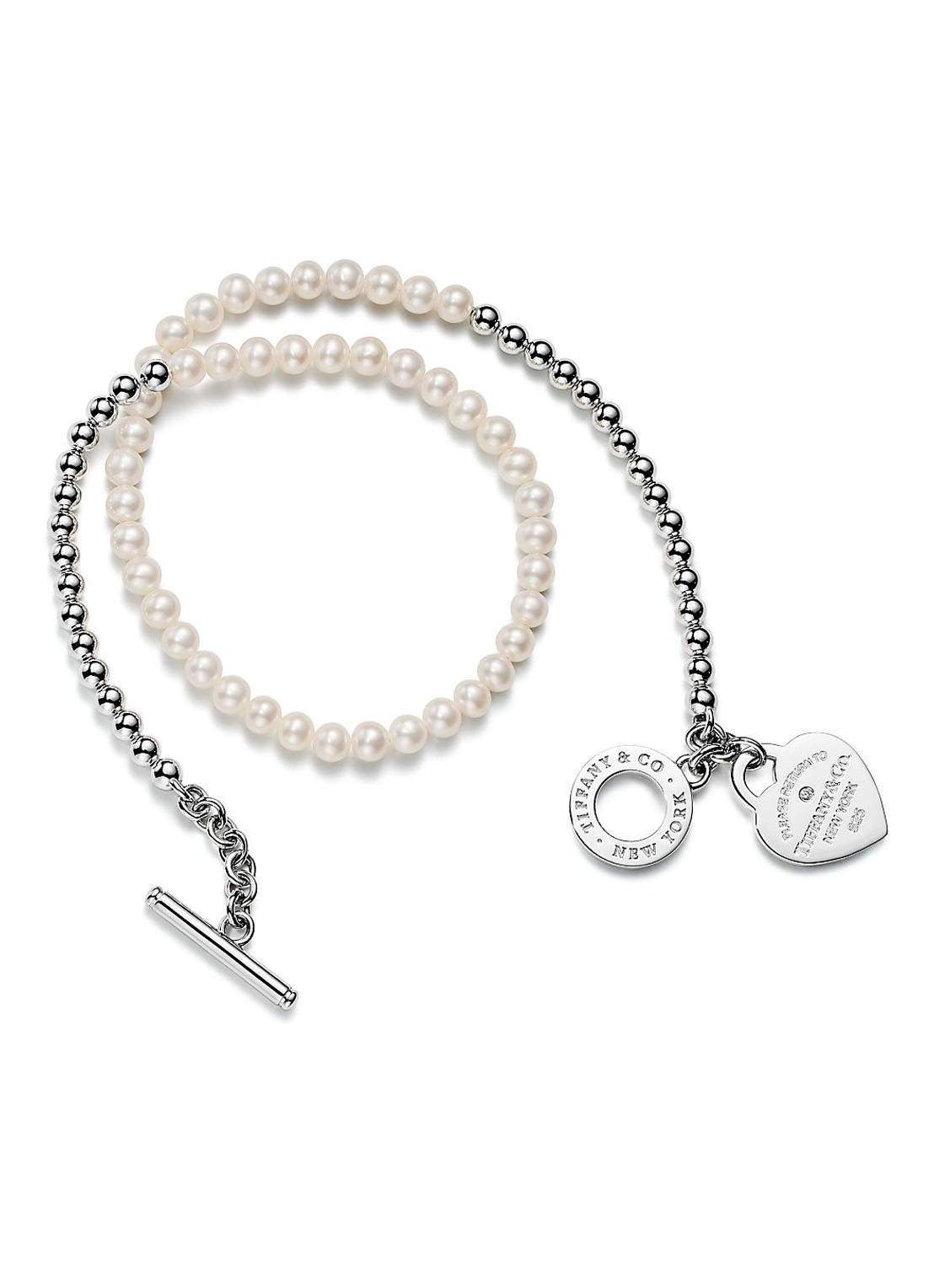 Tiffany & Co. Small wikkelarmband van sterling zilver met zoetwaterparel en diamant 29578 - detail 2 undefined