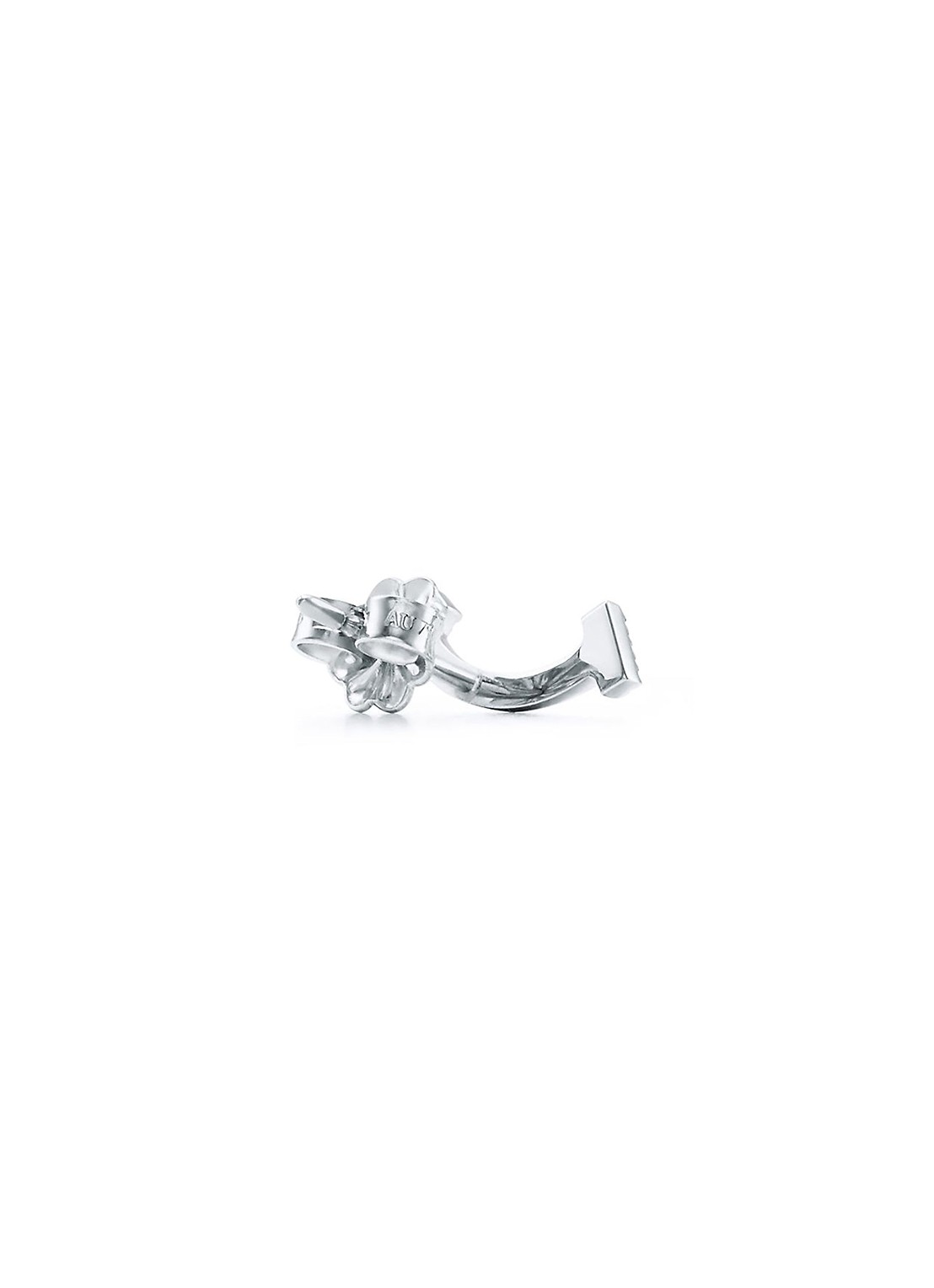 Tiffany & Co. Smile oorknopjes van 18 karaat witgoud met diamant 74010 - detail 2 undefined