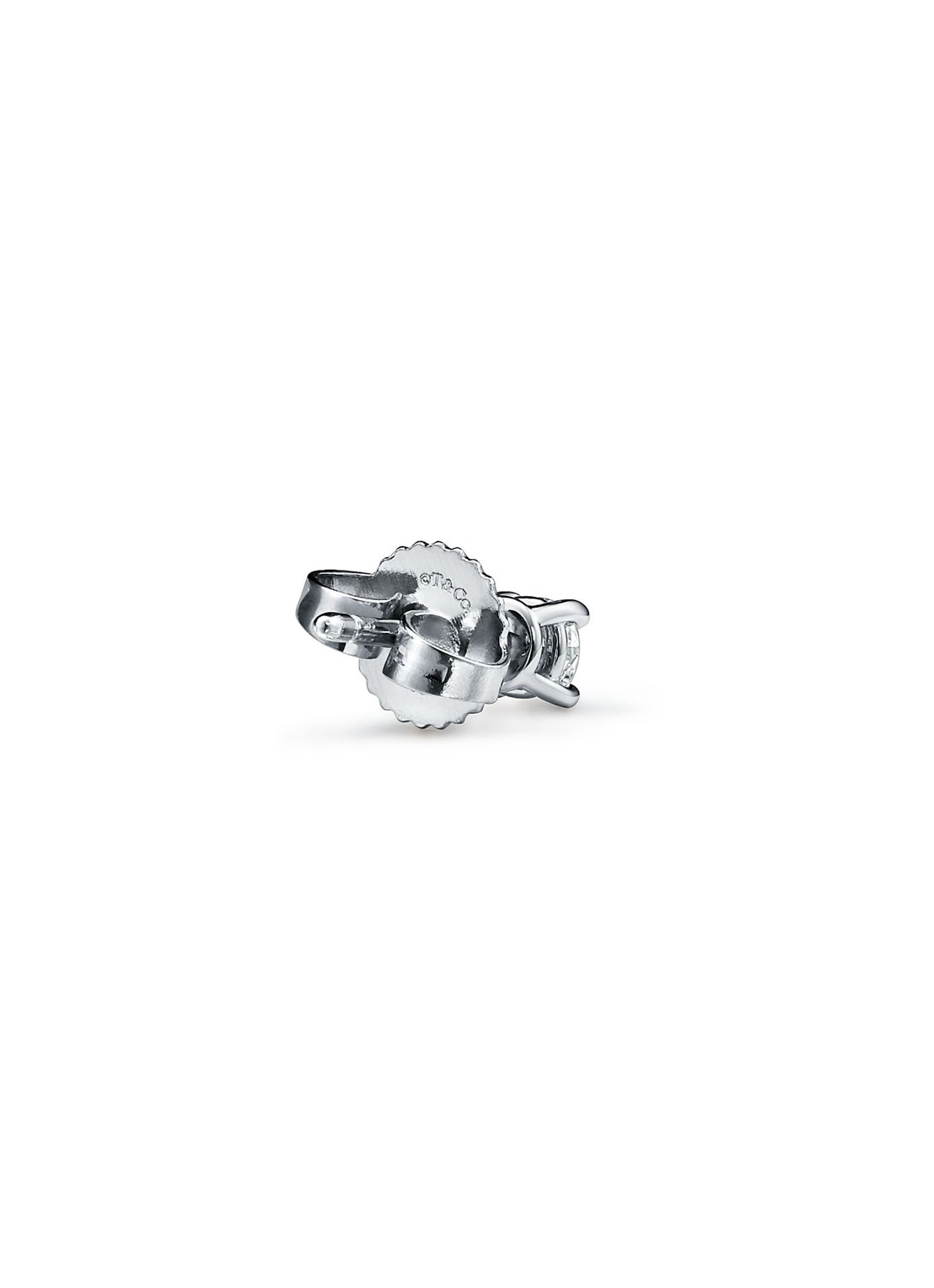 Tiffany & Co. Solitaire oorknopjes van platina met diamant 68337 - detail 2 undefined