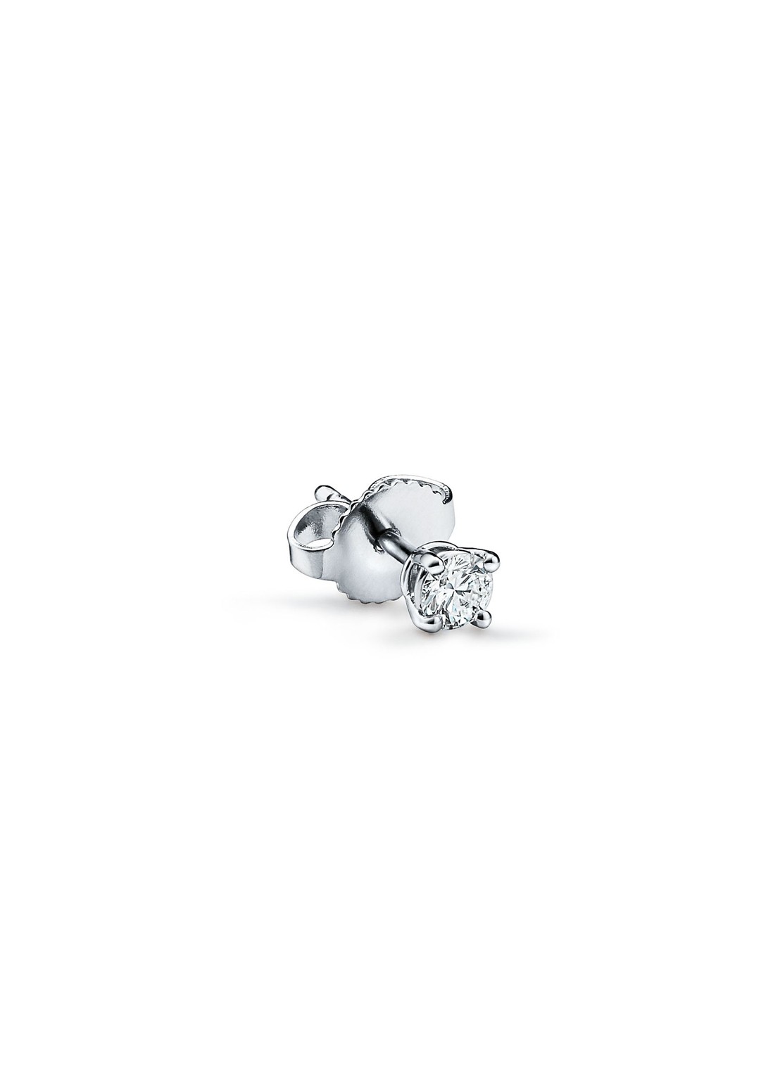 Tiffany & Co. Solitaire oorknopjes van platina met diamant 68337 - voorkant 4 undefined