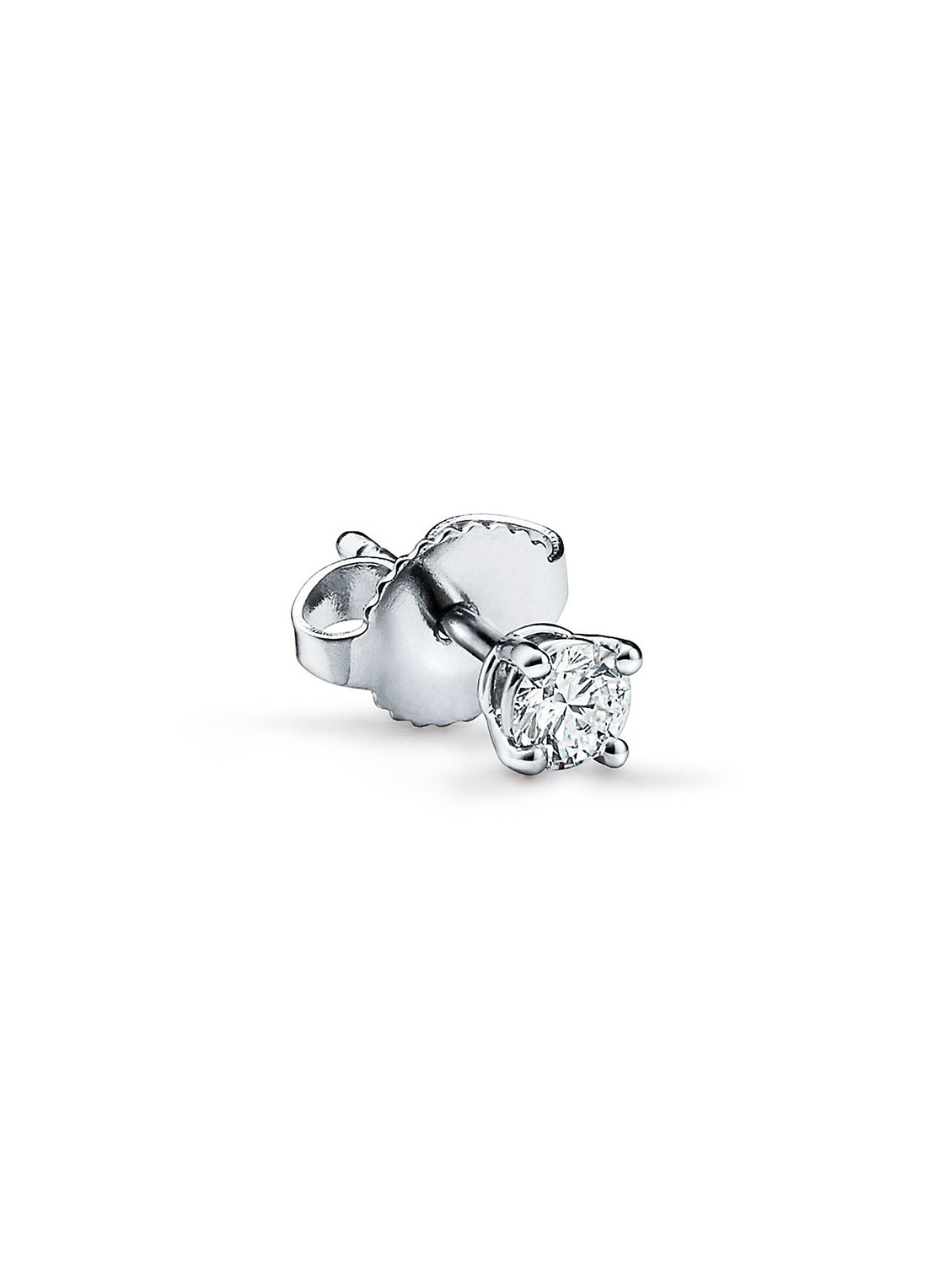Tiffany & Co. Solitaire oorknopjes van platina met diamant 68338 - voorkant 4 undefined