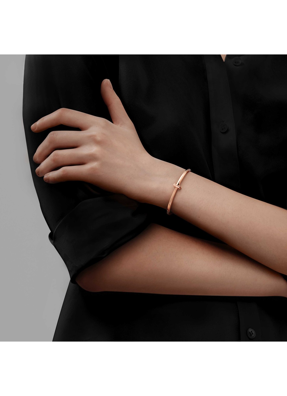 Tiffany & Co. T1 bangle van 18 karaat roségoud 67935 - achterkant 8 undefined