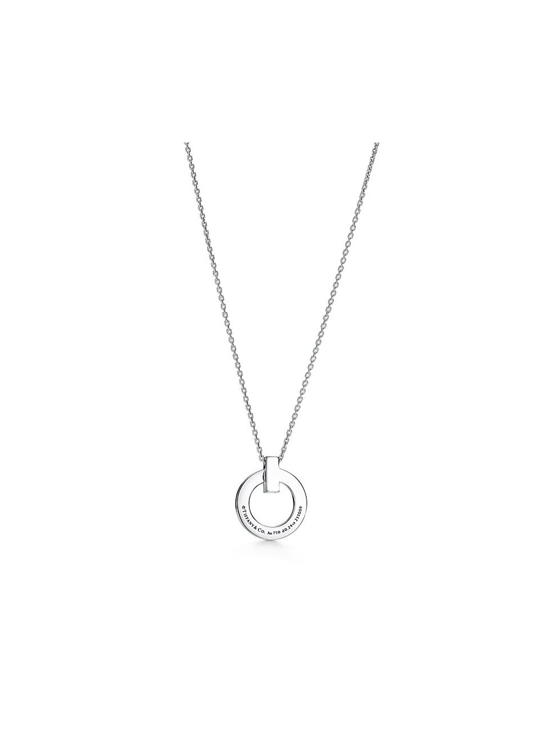 Tiffany & Co. T1 ketting van 18 karaat witgoud met diamant 80884 - detail undefined