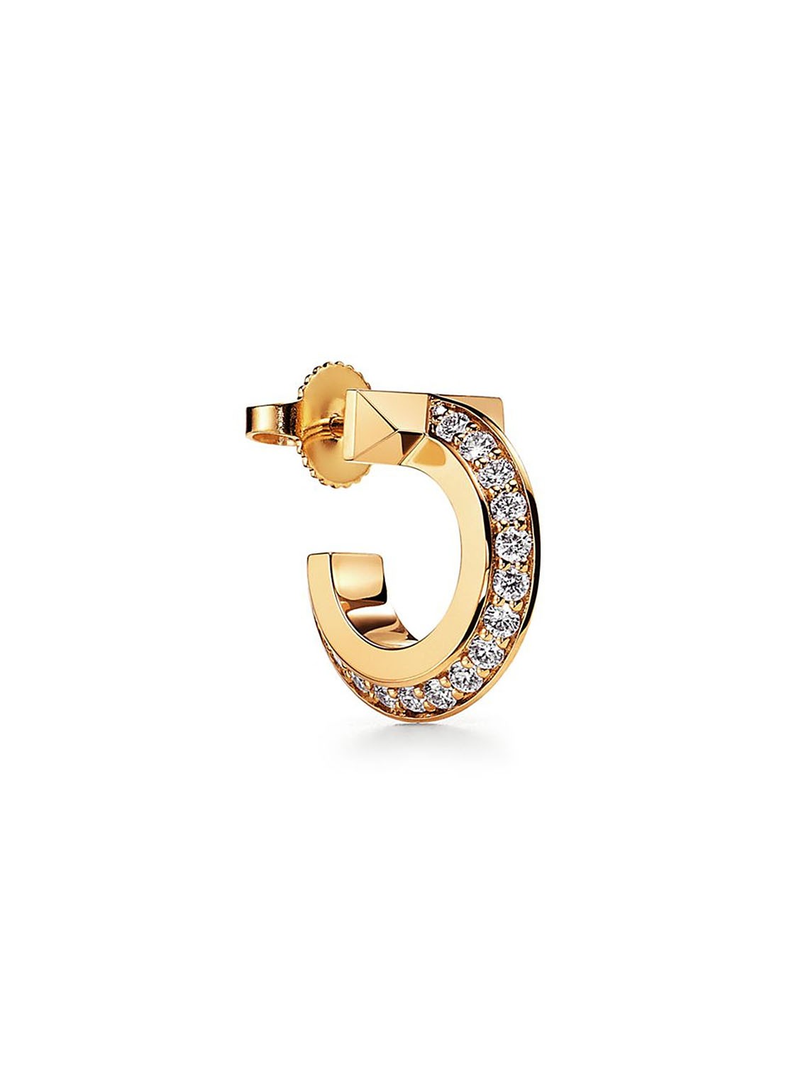 Tiffany & Co. T1 oorringen van 18 karaat geelgoud met diamant 28805 - voorkant 4 undefined