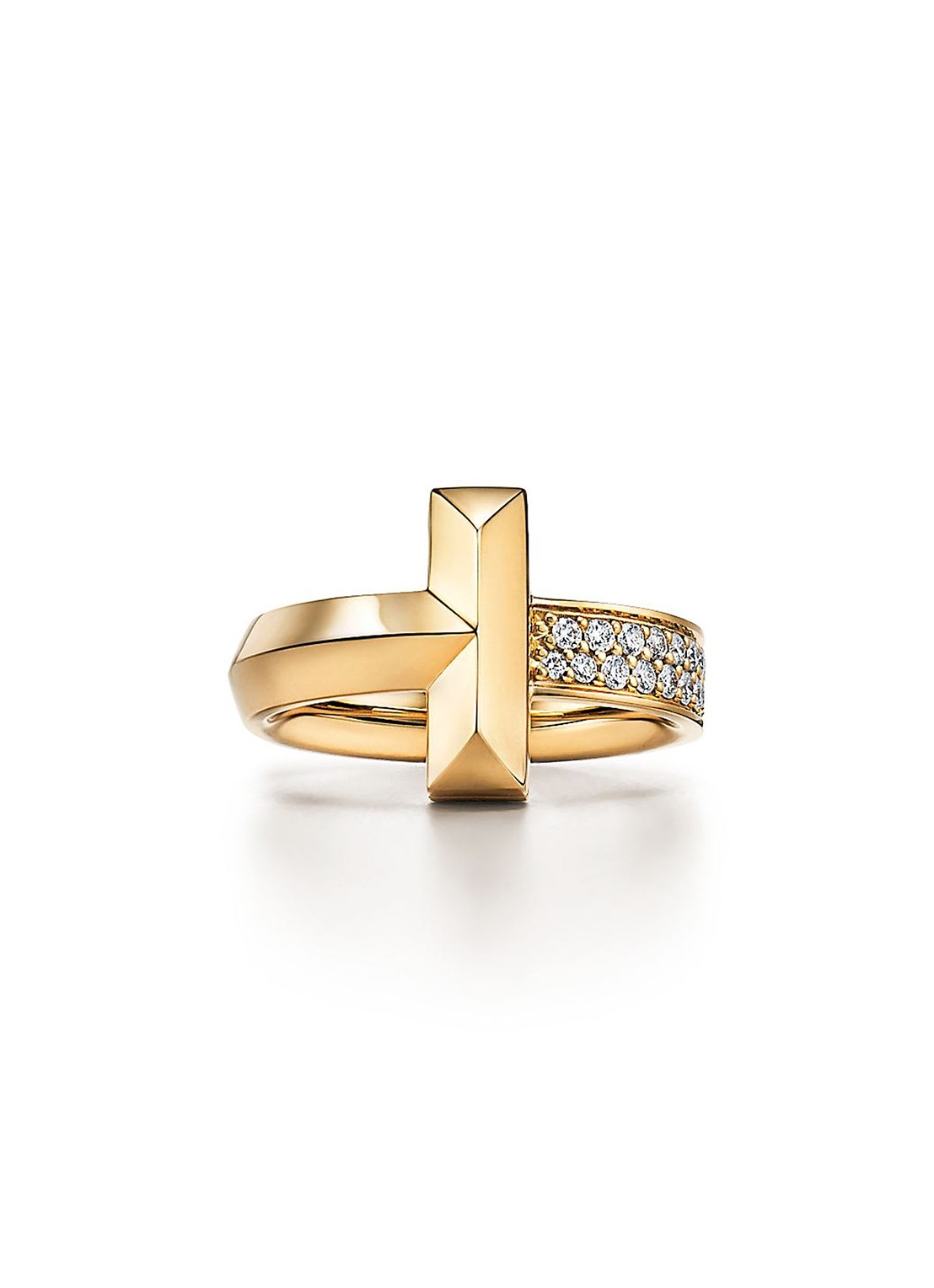 Tiffany & Co. T1 Ring van 18 karaat geelgoud met diamant 71034 - voorkant 5 undefined