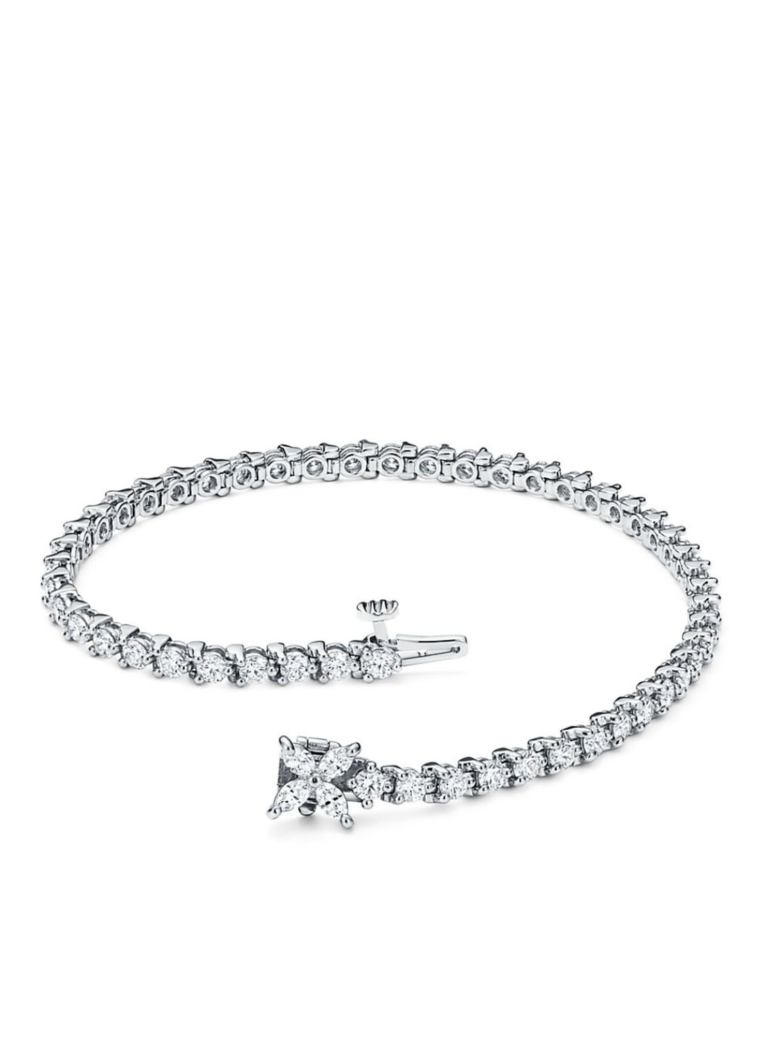 Tiffany & Co. Tennisarmband van platina met diamant 15889 - detail 4 undefined